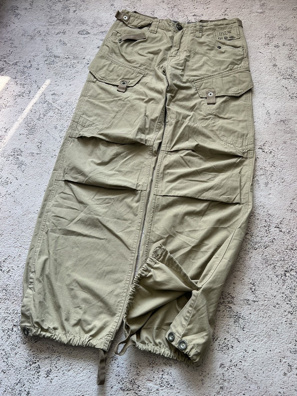 G-Star × Japanese Brand × Vintage Y2K Vintage G-Star Raw Multi Pocket Cargo Pants Size US 32 / EU 48 - 1 Thumbnail