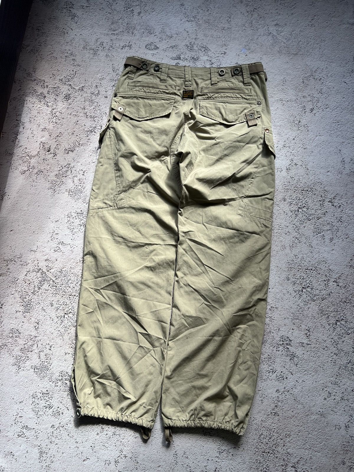 G-Star × Japanese Brand × Vintage Y2K Vintage G-Star Raw Multi Pocket Cargo Pants Size US 32 / EU 48 - 3 Thumbnail