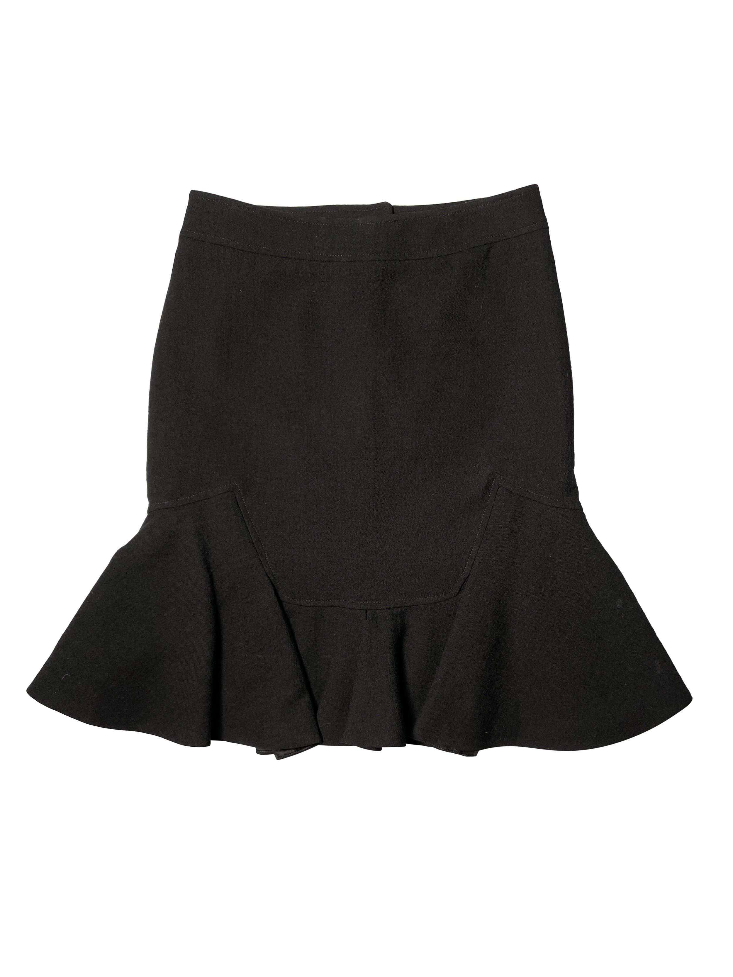 Hussein Chalayan ⚡️QUICK SALE⚡️Hussein Chalayan Black Slim Flared Skirt Size 28" / US 6 / IT 42 - 1 Thumbnail