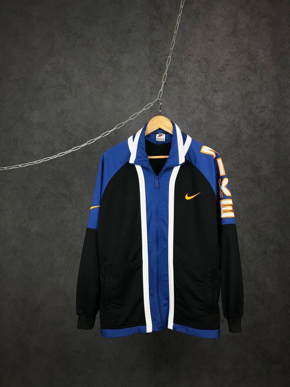 Nike swoosh streetwear vintage multi logo zip sweatshirt - Main Image
