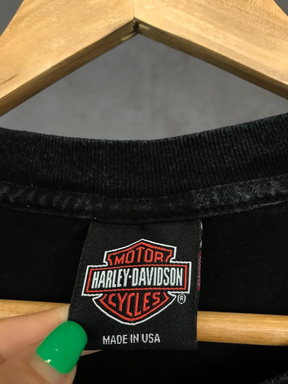 Harley Davidson × Vintage Harley Davidson 2011 made in USA girl rock vintage tee Size US L / EU 52-54 / 3 - 3 Thumbnail