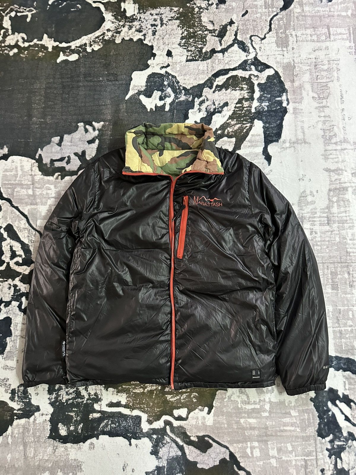 Manastash 00s Manastash Reverse able Pertex Microlight down jacket Size US M / EU 48-50 / 2 - 8 Thumbnail