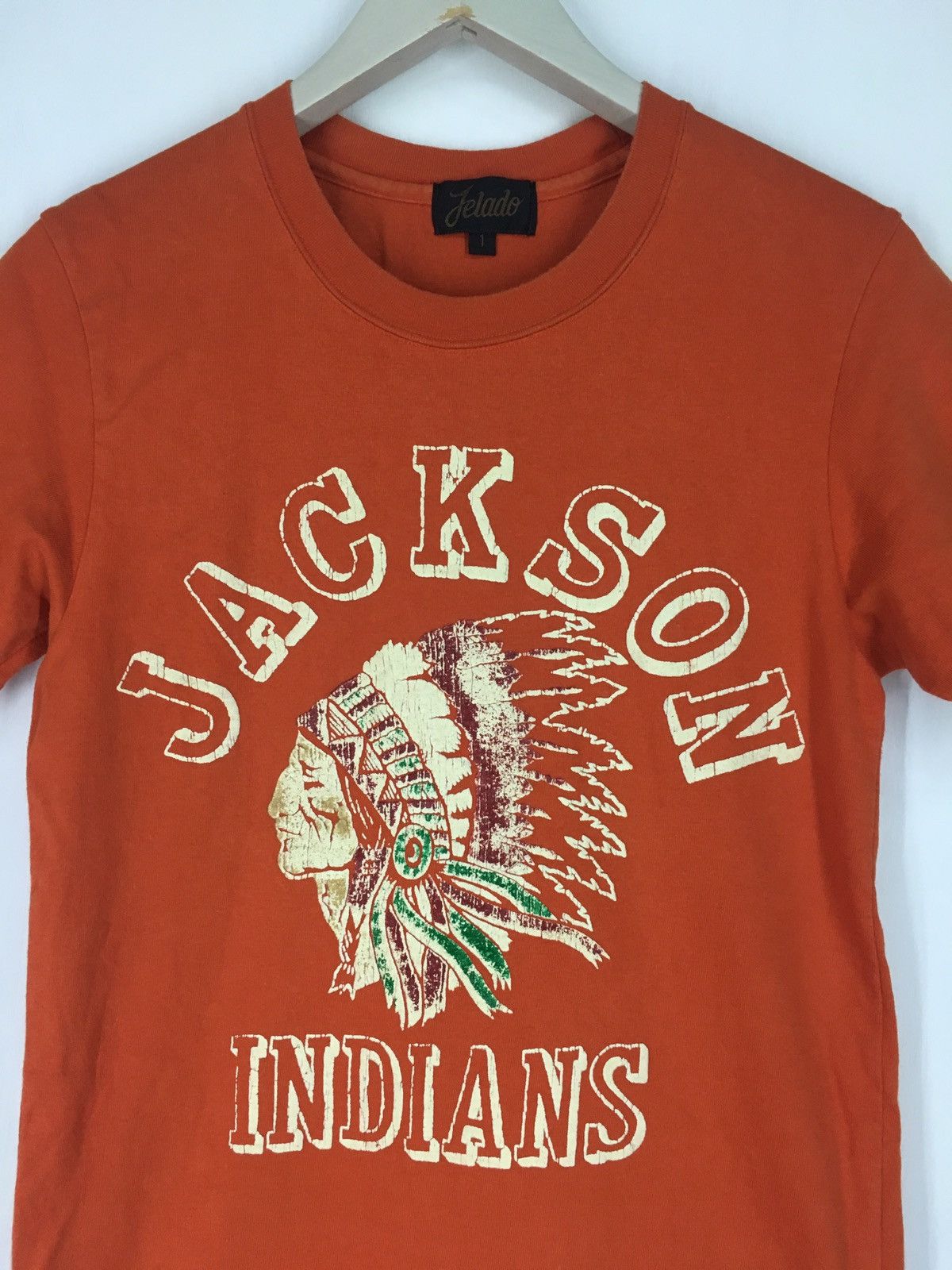 Jelado Jelado Jackson Indians t shirt Size US S / EU 44-46 / 1 - 3 Thumbnail