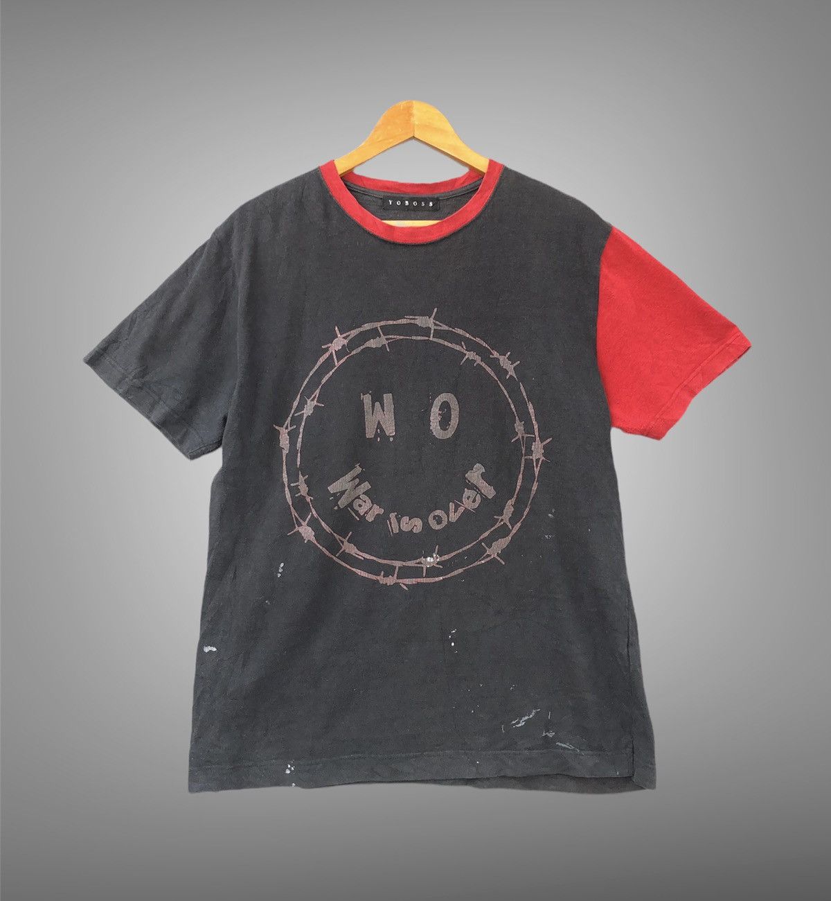 Japanese Brand × Seditionaries × Vintage Yoboss War Is Over Punk Attitude Short Sleeve Tshirt Size US L / EU 52-54 / 3 - 1 Thumbnail