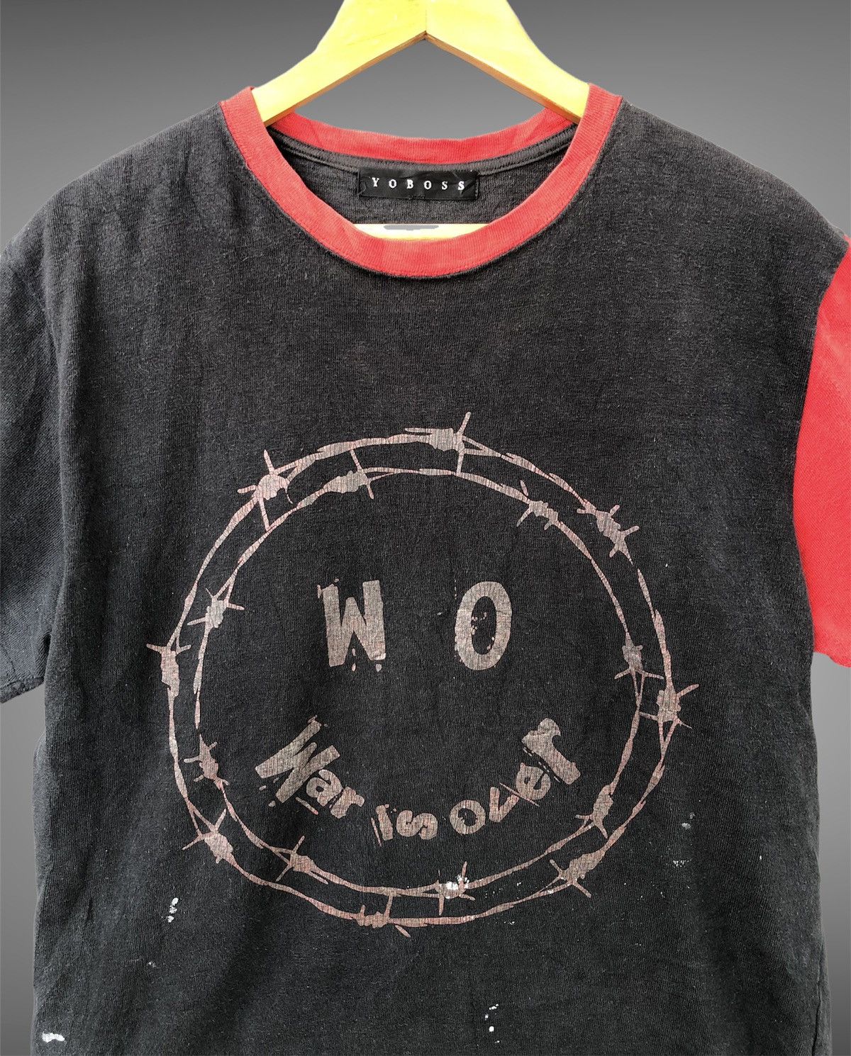Japanese Brand × Seditionaries × Vintage Yoboss War Is Over Punk Attitude Short Sleeve Tshirt Size US L / EU 52-54 / 3 - 2 Thumbnail