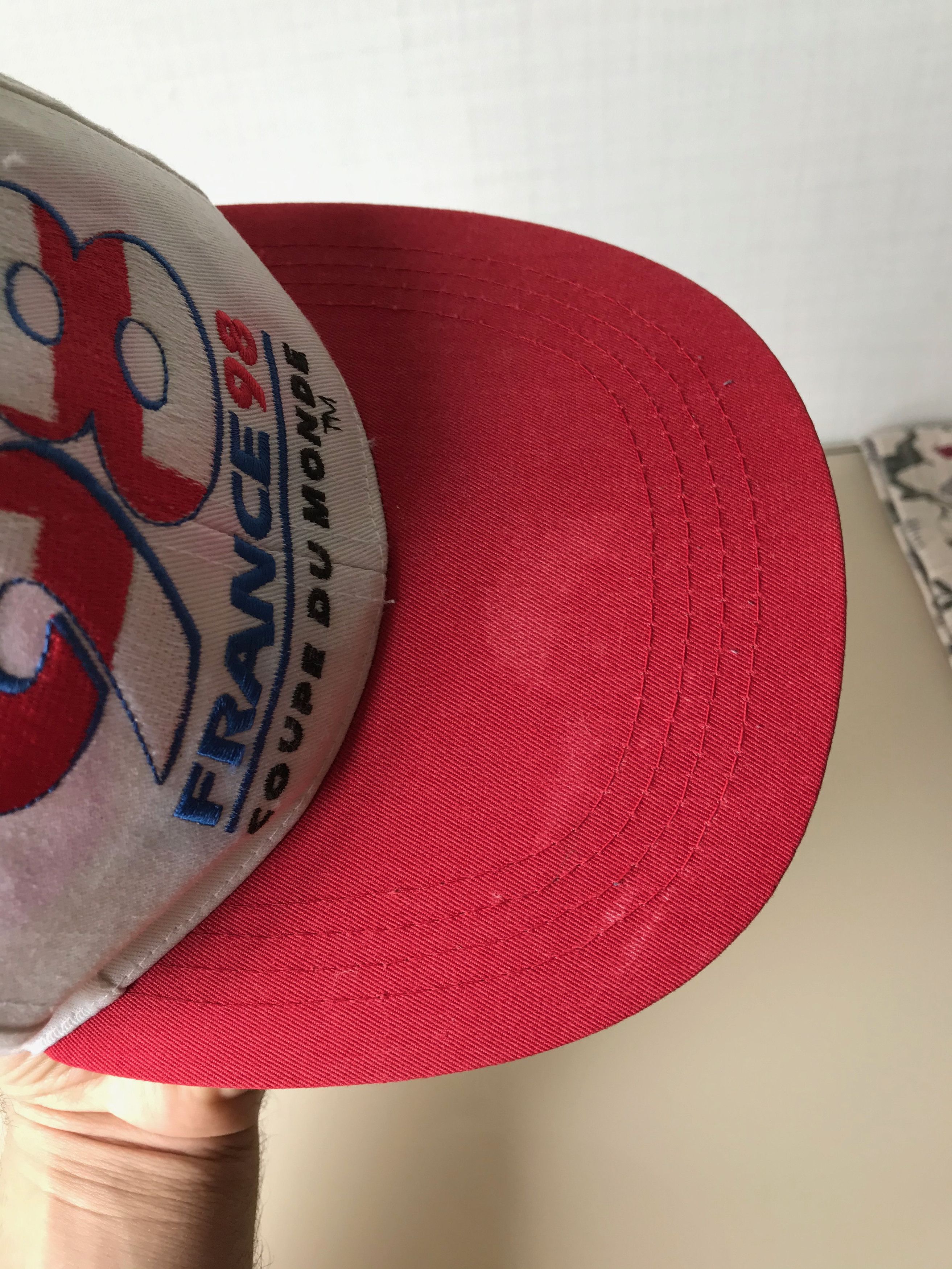Vintage 1994 France FIFA World Cup 1998 Cap England Team Vintage Size ONE SIZE - 4 Thumbnail