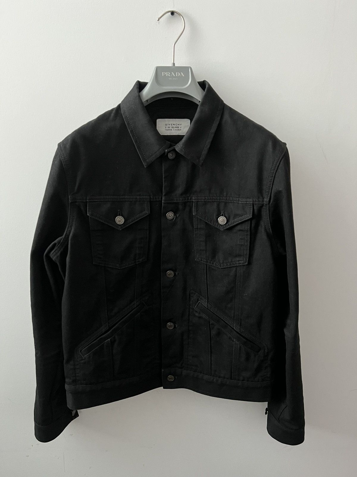 Givenchy Givenchy Logo Denim Jacket Size US M / EU 48-50 / 2 - 2 Thumbnail