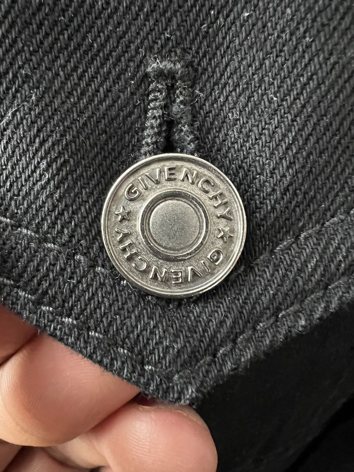 Givenchy Givenchy Logo Denim Jacket Size US M / EU 48-50 / 2 - 4 Thumbnail