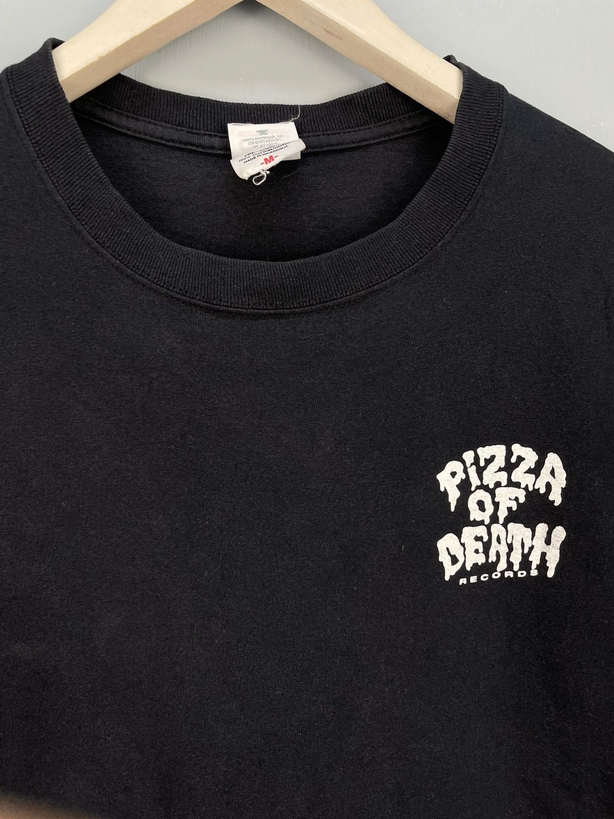 Band Tees Vintage Y2K Pizza Of Death Records t shirt Size US M / EU 48-50 / 2 - 3 Thumbnail