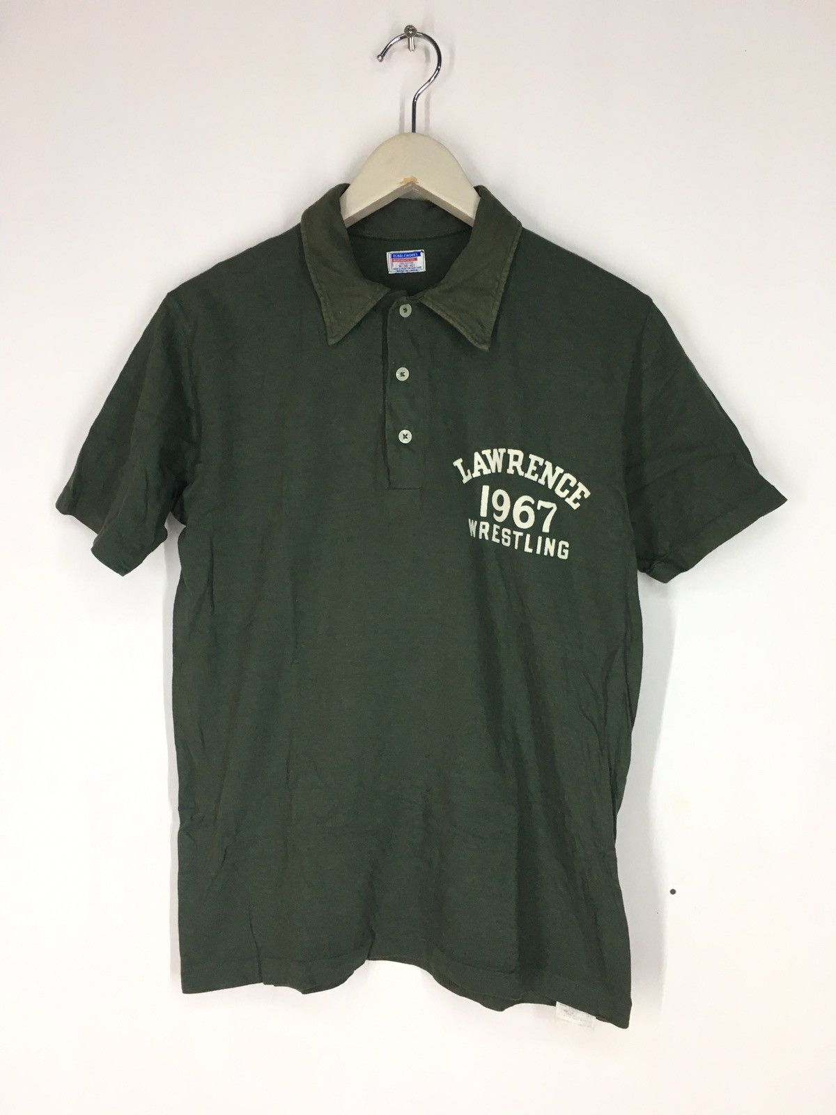 Japanese Brand Warehouse Doubleworks Lawrence Wrestling polo tee Size US M / EU 48-50 / 2 - 1 Thumbnail