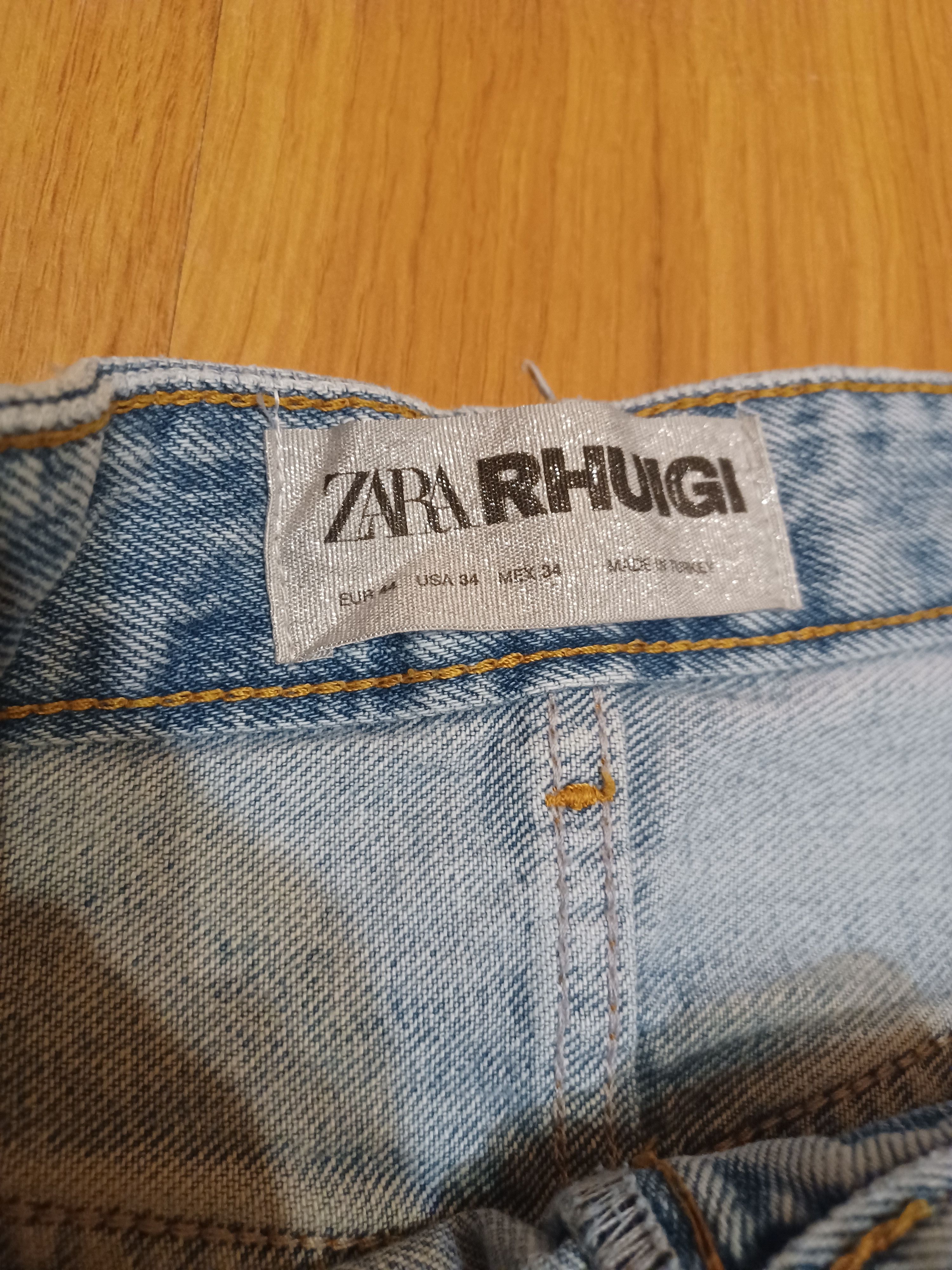 Zara Rhuigi x Zara 34 baggy light blue jeans Size US 34 / EU 50 - 2 Preview