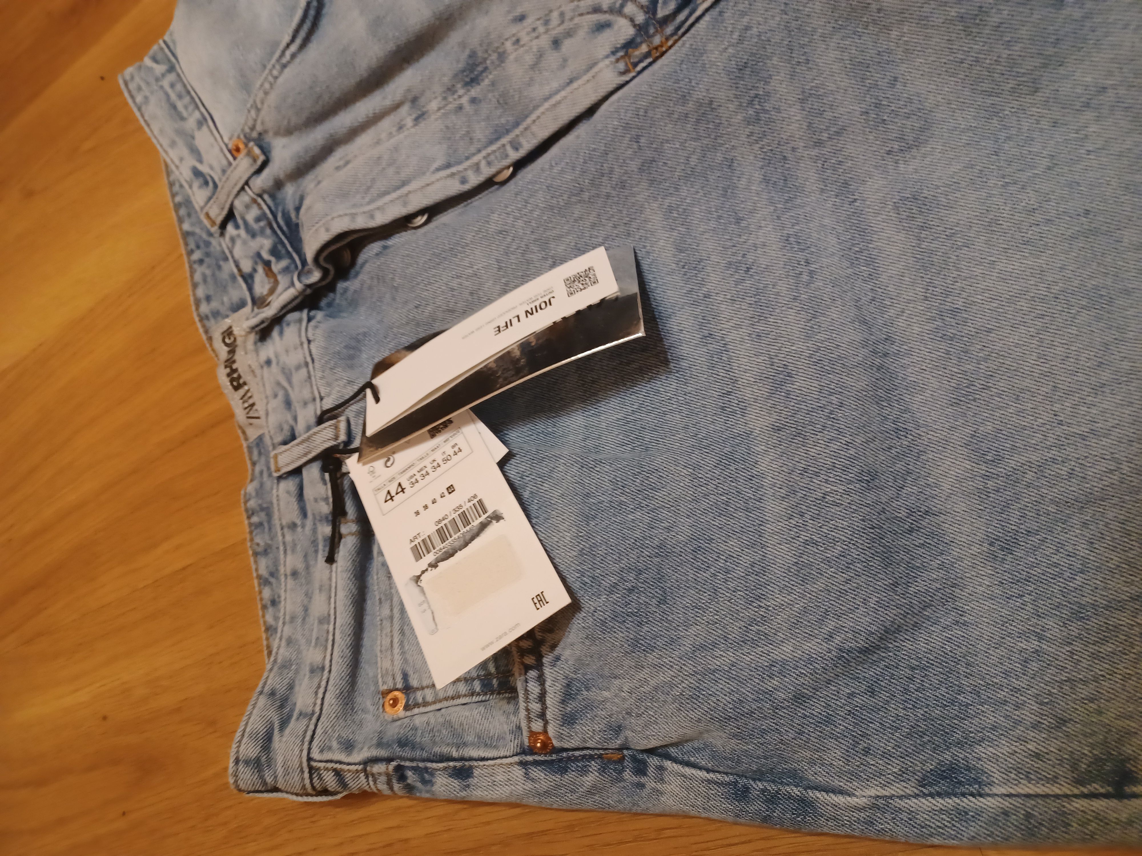 Zara Rhuigi x Zara 34 baggy light blue jeans Size US 34 / EU 50 - 4 Thumbnail