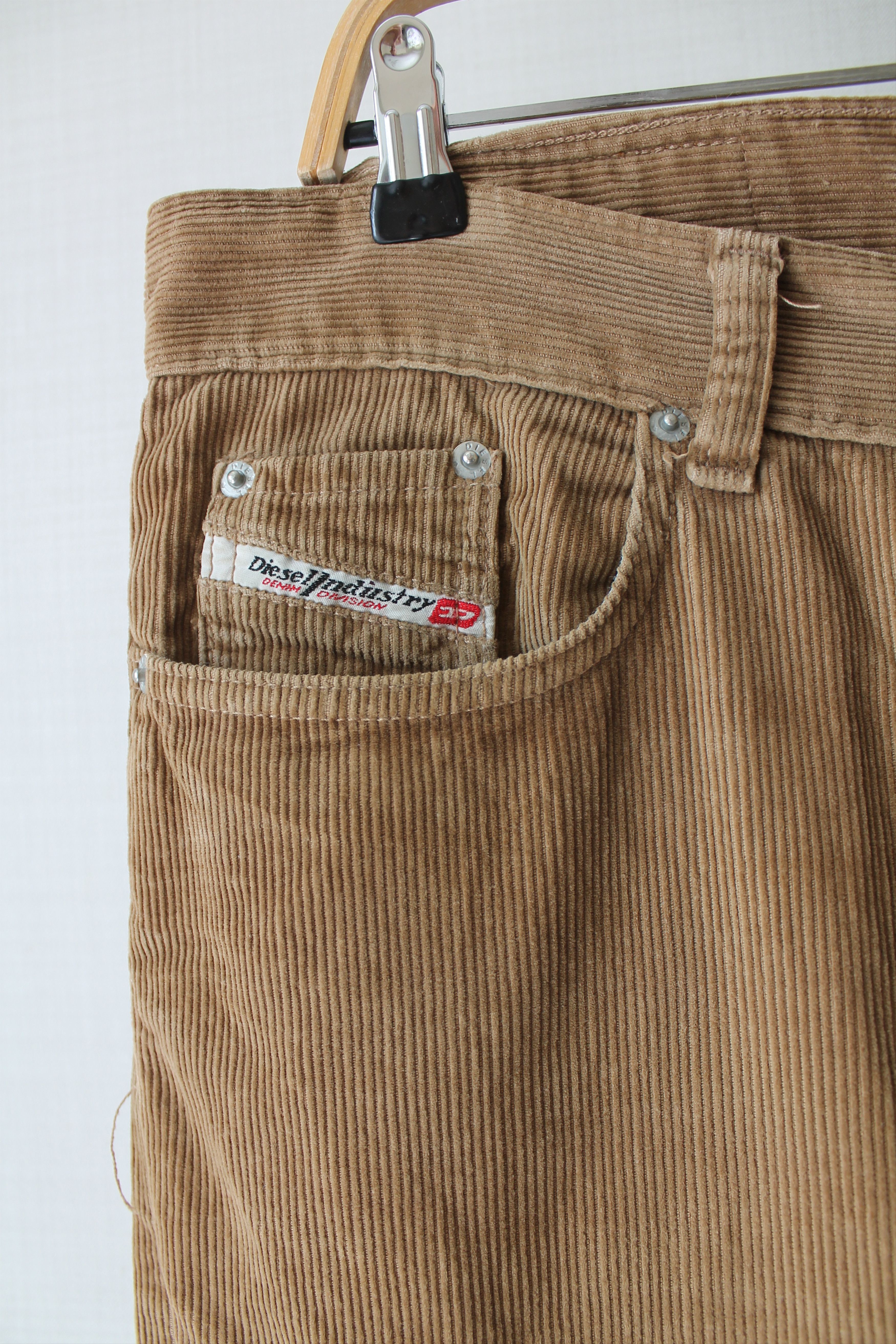 Diesel DIESEL Corduroy Pants Brown distressed Size US 34 / EU 50 - 3 Thumbnail