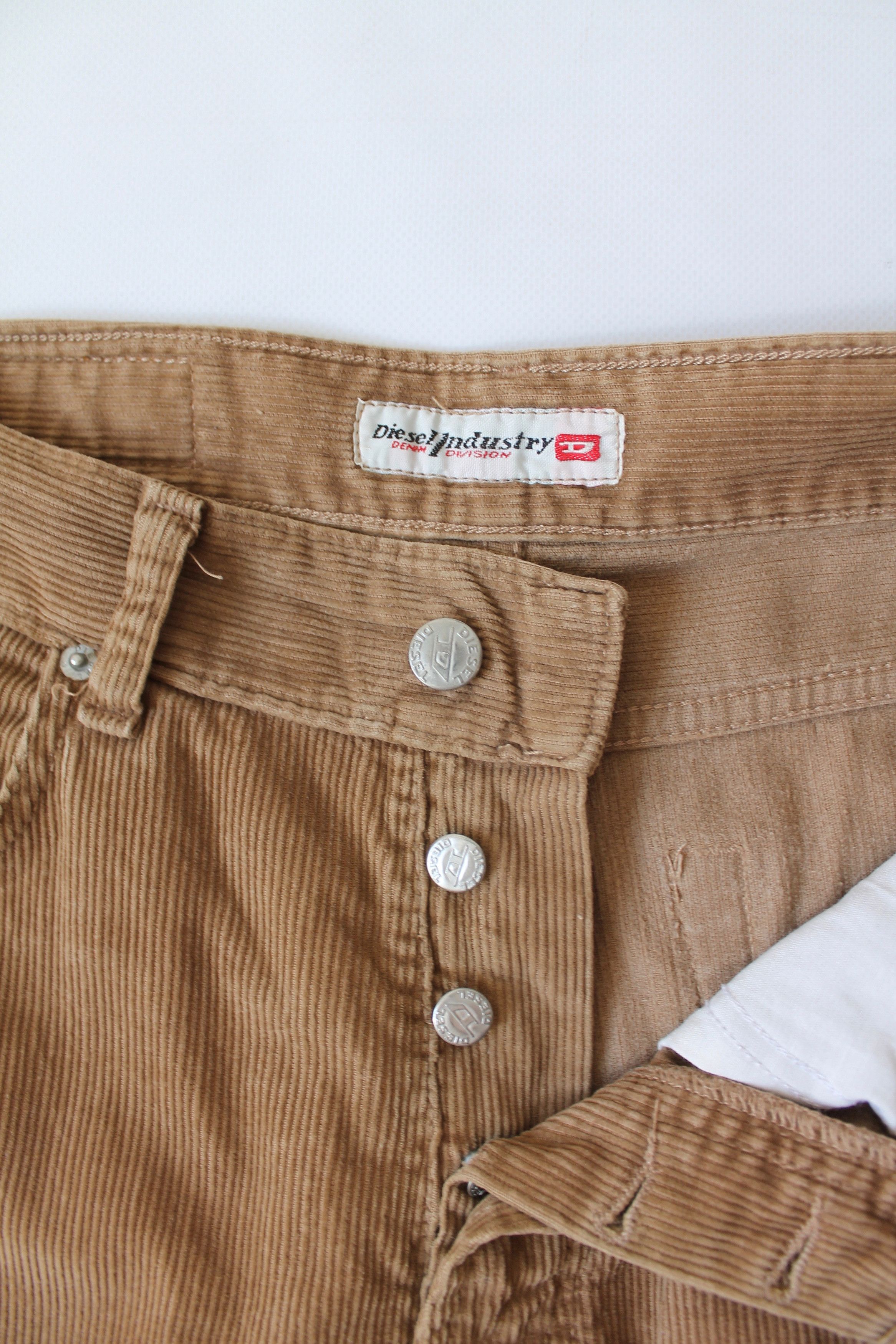 Diesel DIESEL Corduroy Pants Brown distressed Size US 34 / EU 50 - 12 Thumbnail