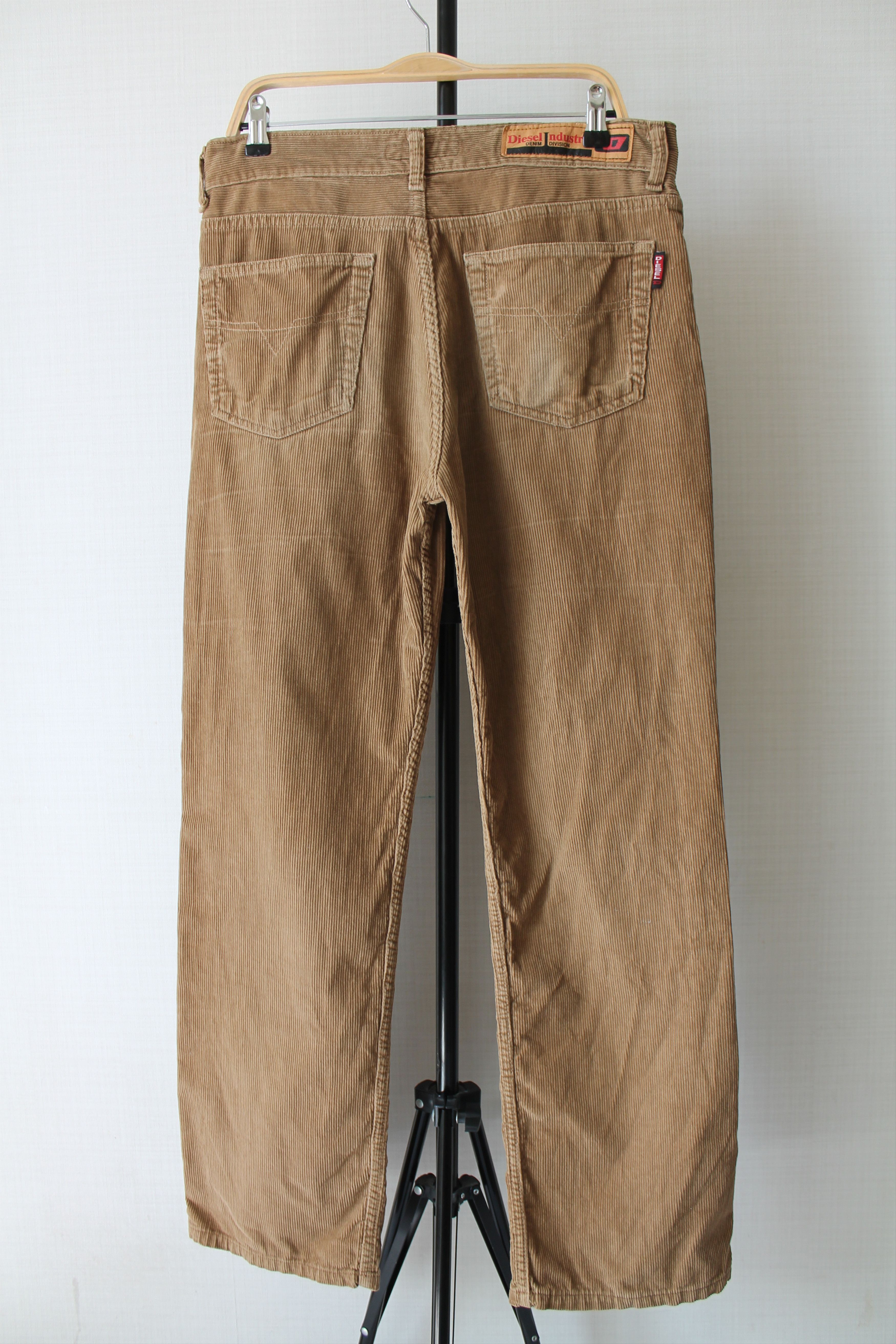 Diesel DIESEL Corduroy Pants Brown distressed Size US 34 / EU 50 - 5 Thumbnail