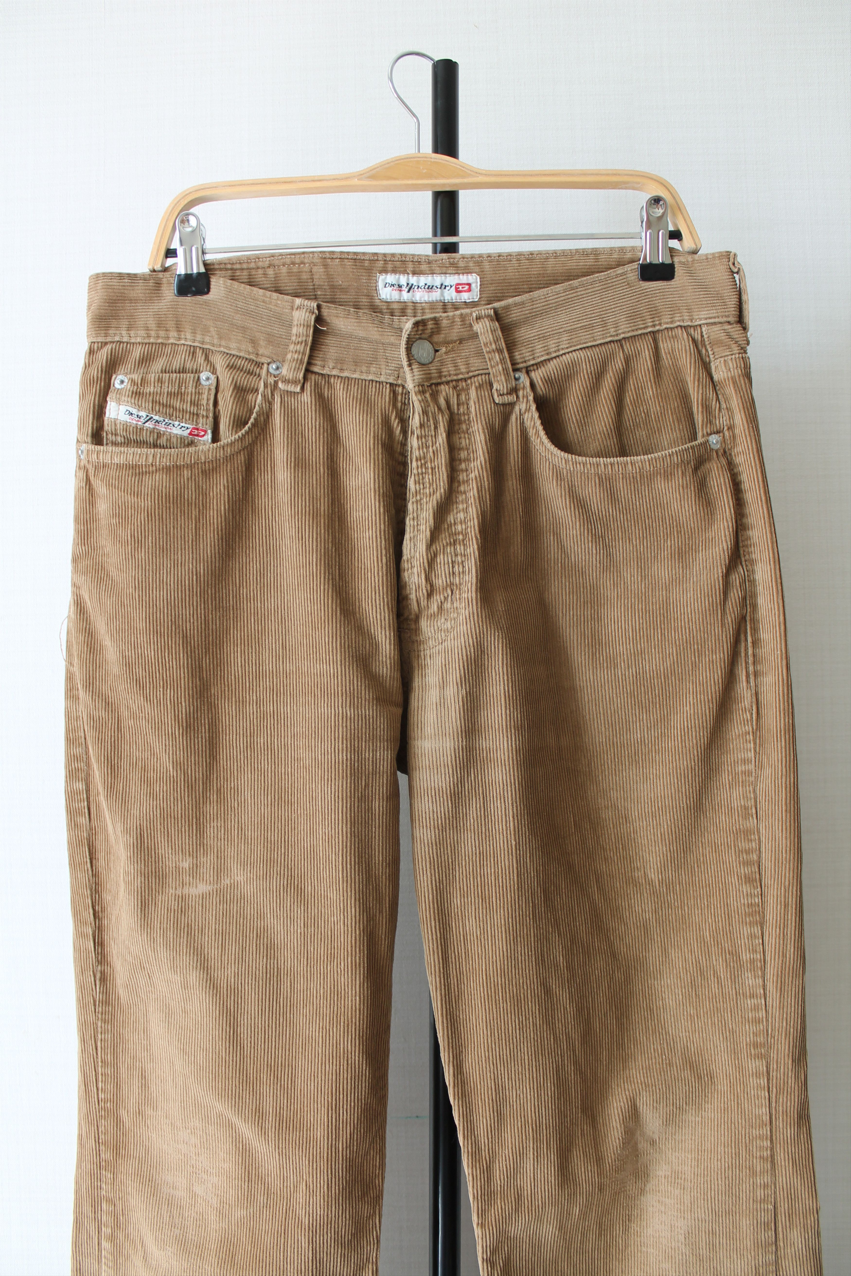 Diesel DIESEL Corduroy Pants Brown distressed Size US 34 / EU 50 - 2 Thumbnail