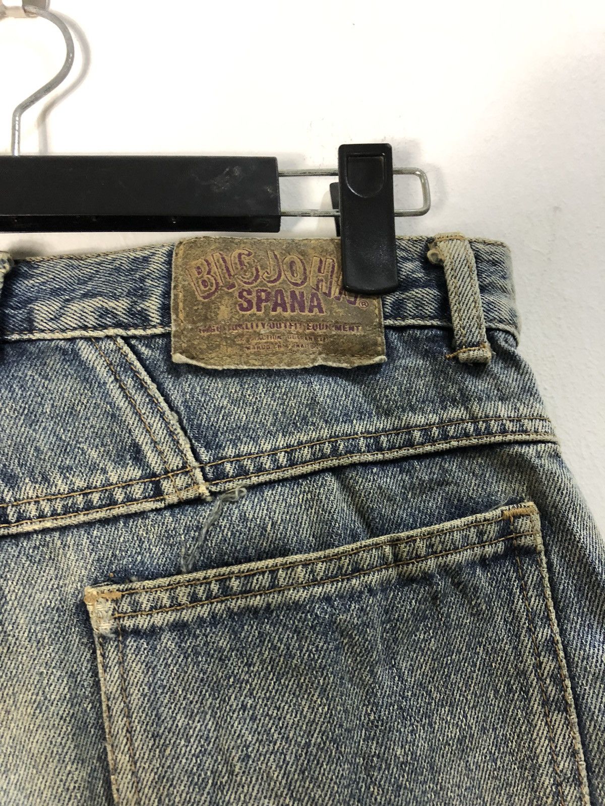 If Six Was Nine × Japanese Brand × Le Grande Bleu (L.G.B.) 🇯🇵 JAPANESE BRAND LUCKY MUDWASH Y2K FADED JEANS Size US 30 / EU 46 - 7 Thumbnail