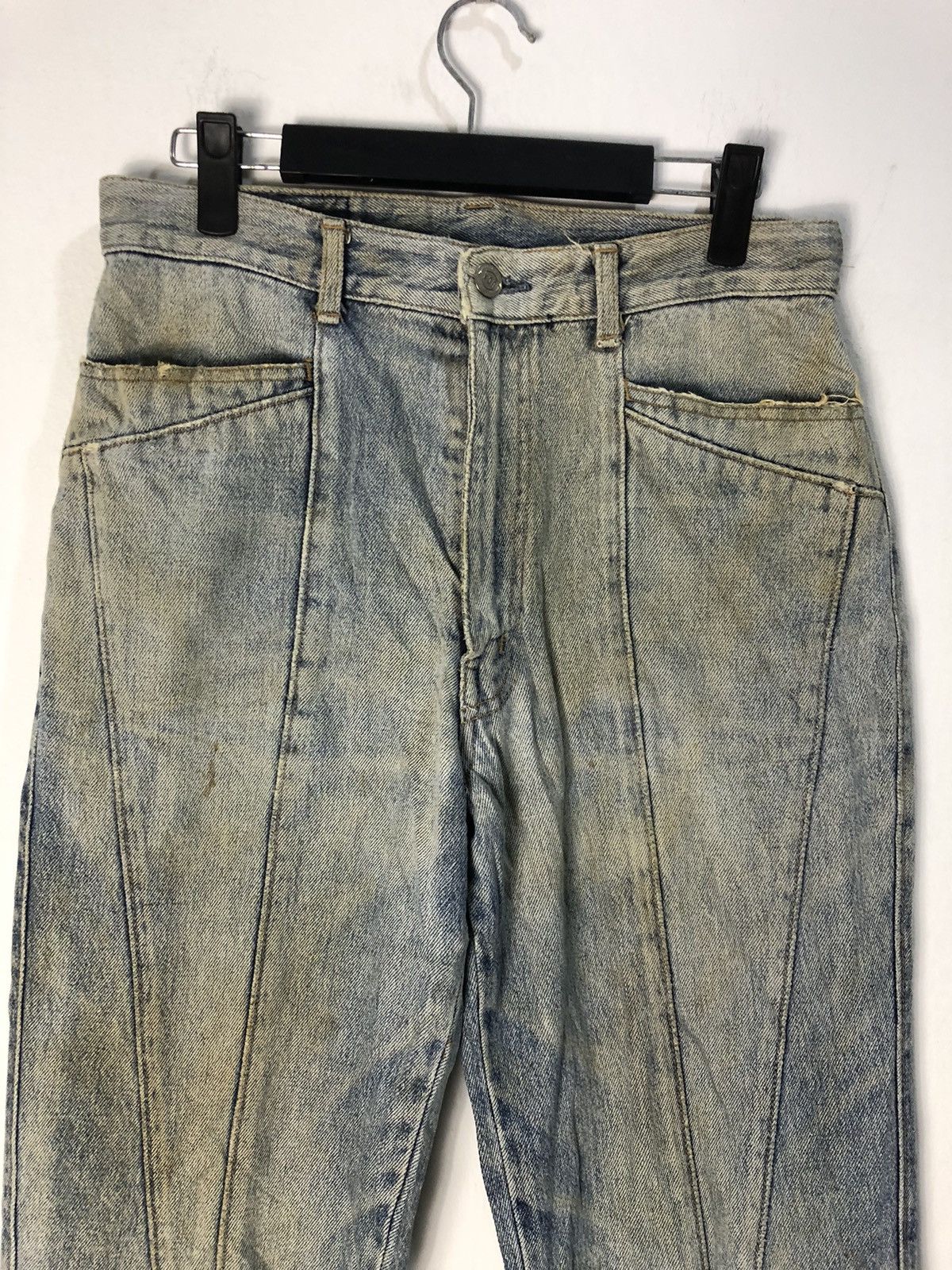 If Six Was Nine × Japanese Brand × Le Grande Bleu (L.G.B.) 🇯🇵 JAPANESE BRAND LUCKY MUDWASH Y2K FADED JEANS Size US 30 / EU 46 - 2 Thumbnail