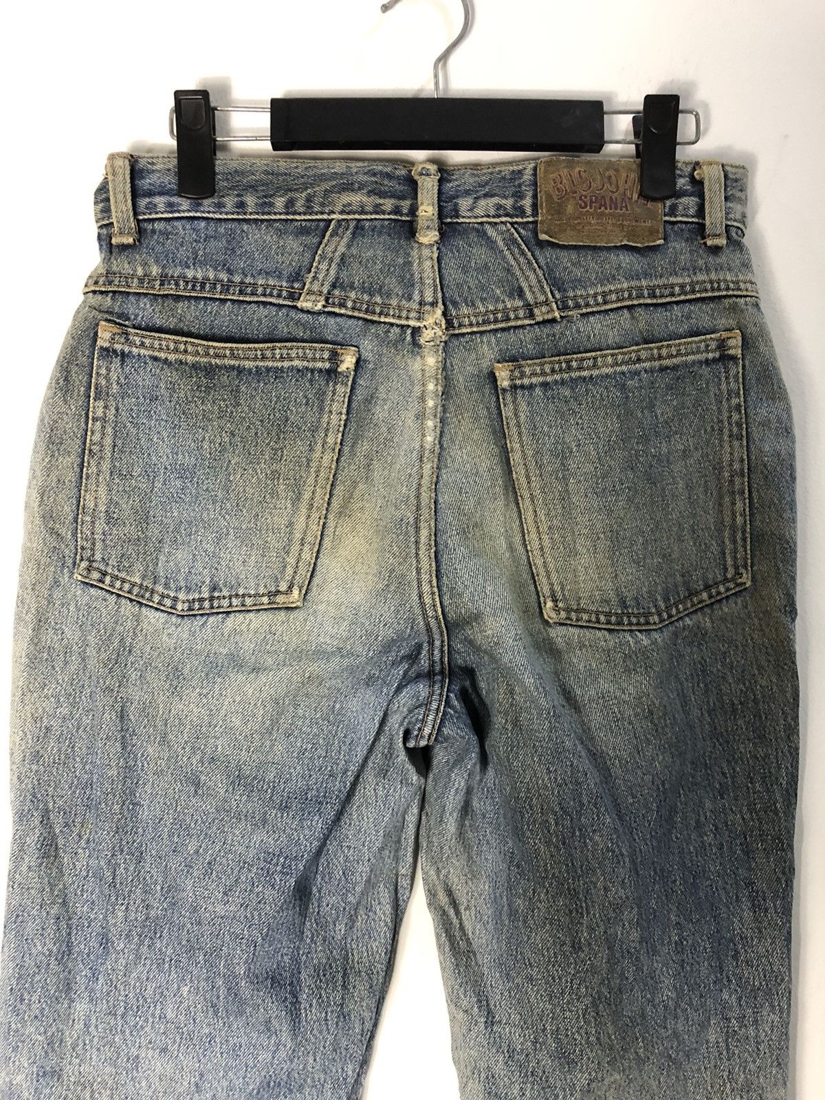 If Six Was Nine × Japanese Brand × Le Grande Bleu (L.G.B.) 🇯🇵 JAPANESE BRAND LUCKY MUDWASH Y2K FADED JEANS Size US 30 / EU 46 - 6 Thumbnail