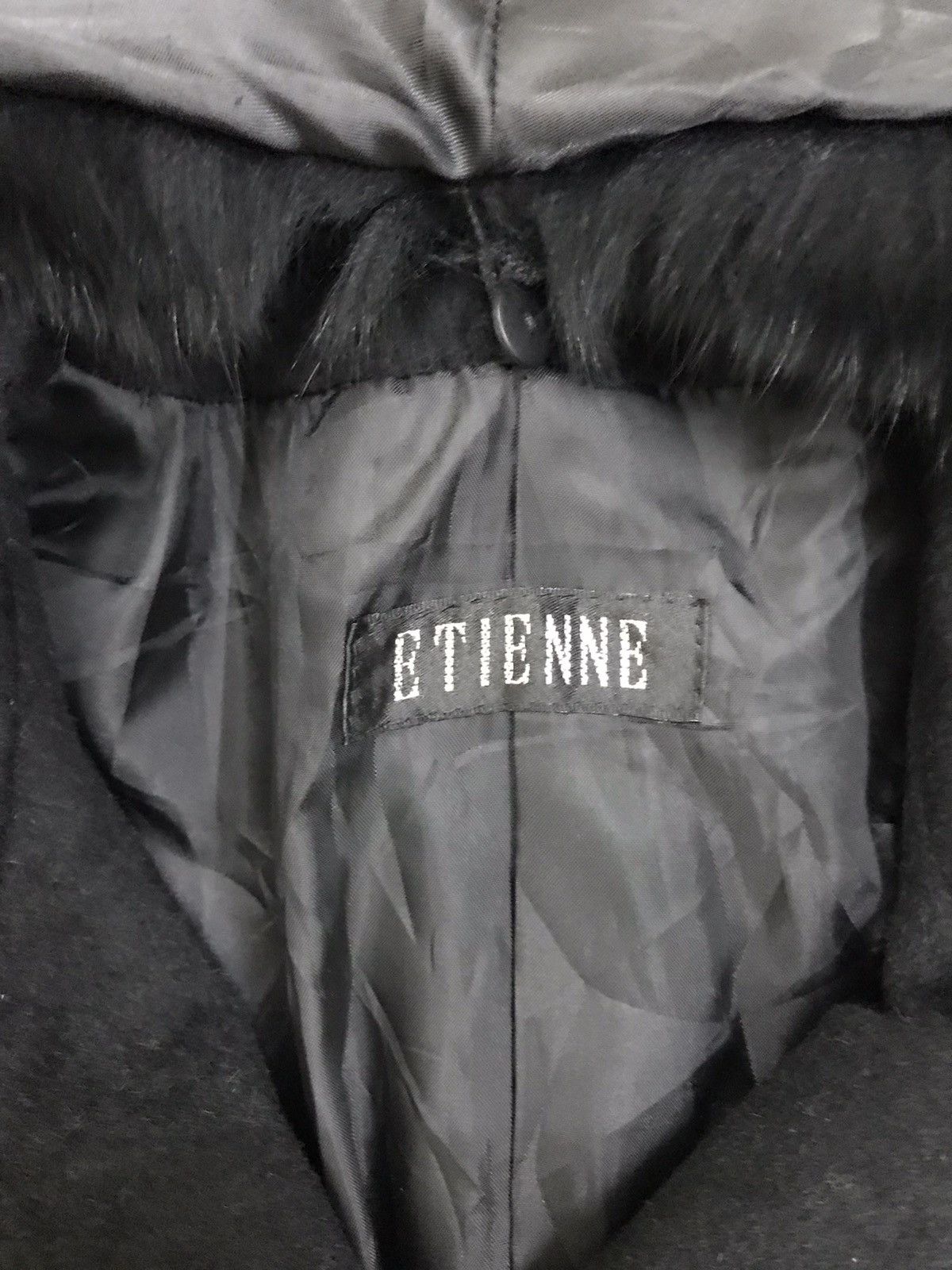 Etienne Aigner × Japanese Brand Etienne Angora Cashmere Trench Coat Real Fox Fur Size M / US 6-8 / IT 42-44 - 12 Thumbnail
