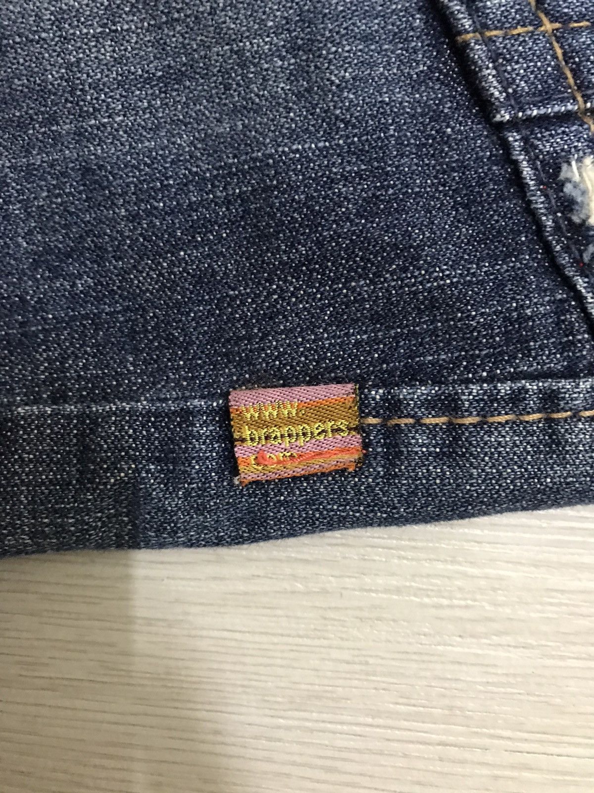 Japanese Brand × Vintage Vintage Brappers Japan Denim Bush Pants Flared Jeans Size 30" / US 8 / IT 44 - 10 Thumbnail