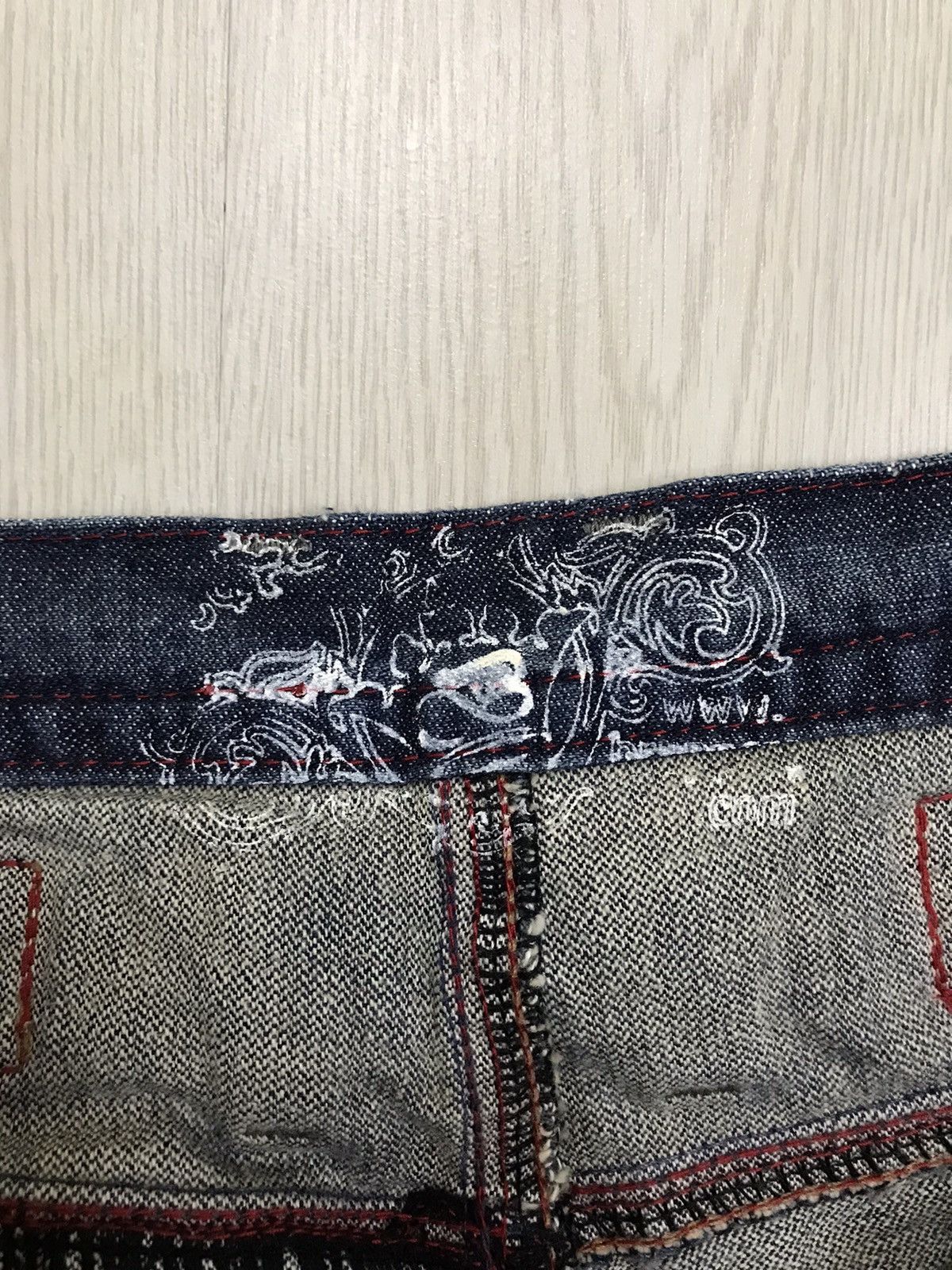 Japanese Brand × Vintage Vintage Brappers Japan Denim Bush Pants Flared Jeans Size 30" / US 8 / IT 44 - 13 Thumbnail