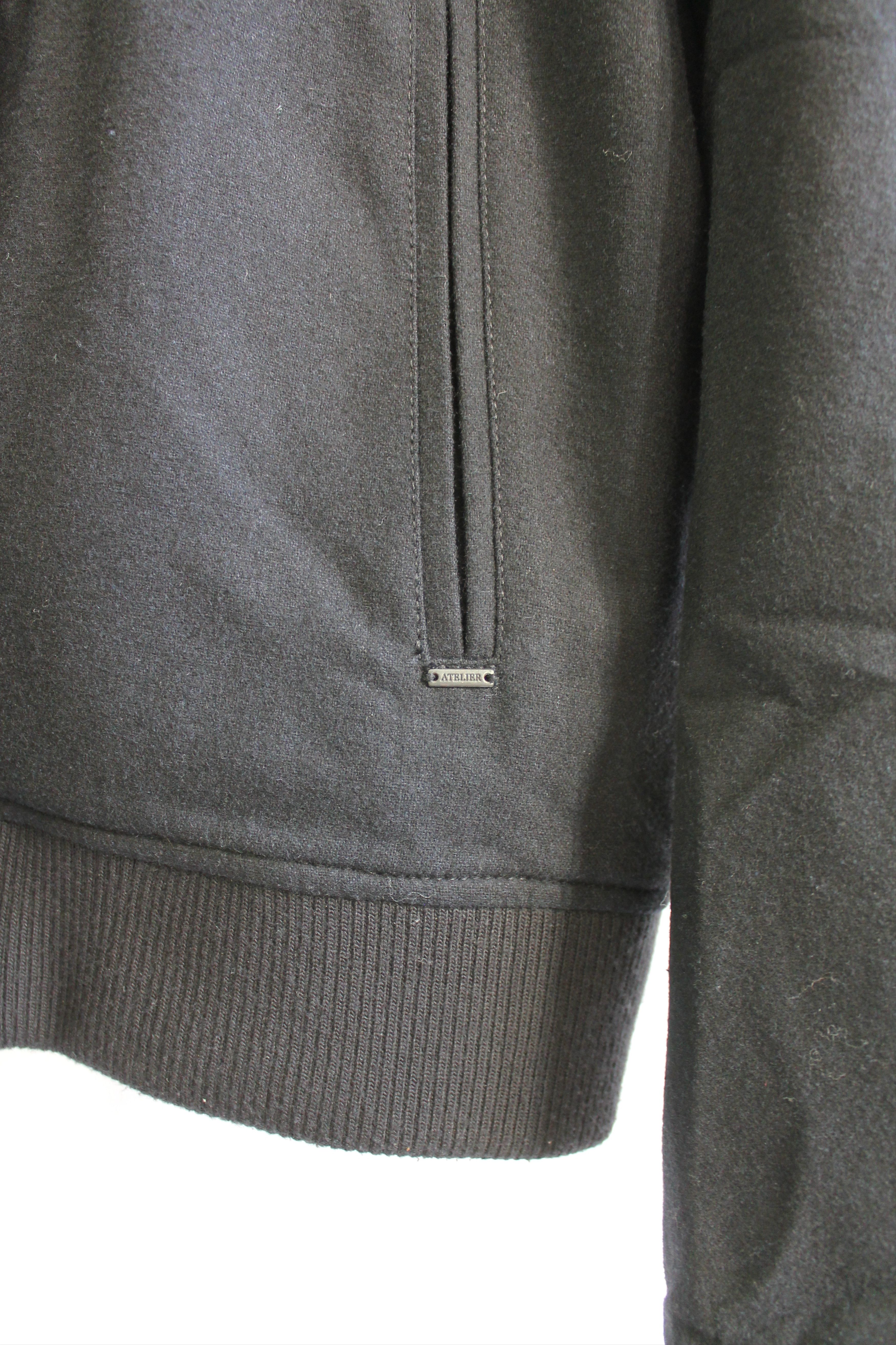 Scotch & Soda Atelier Scotch Wool Blend Dark Blue Bomber sz 52 Size US L / EU 52-54 / 3 - 4 Thumbnail