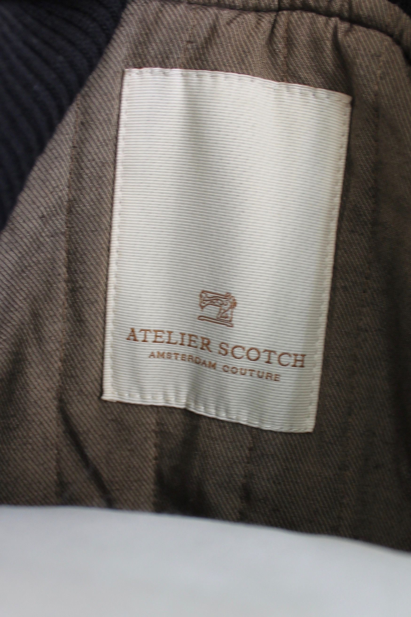 Scotch & Soda Atelier Scotch Wool Blend Dark Blue Bomber sz 52 Size US L / EU 52-54 / 3 - 13 Thumbnail
