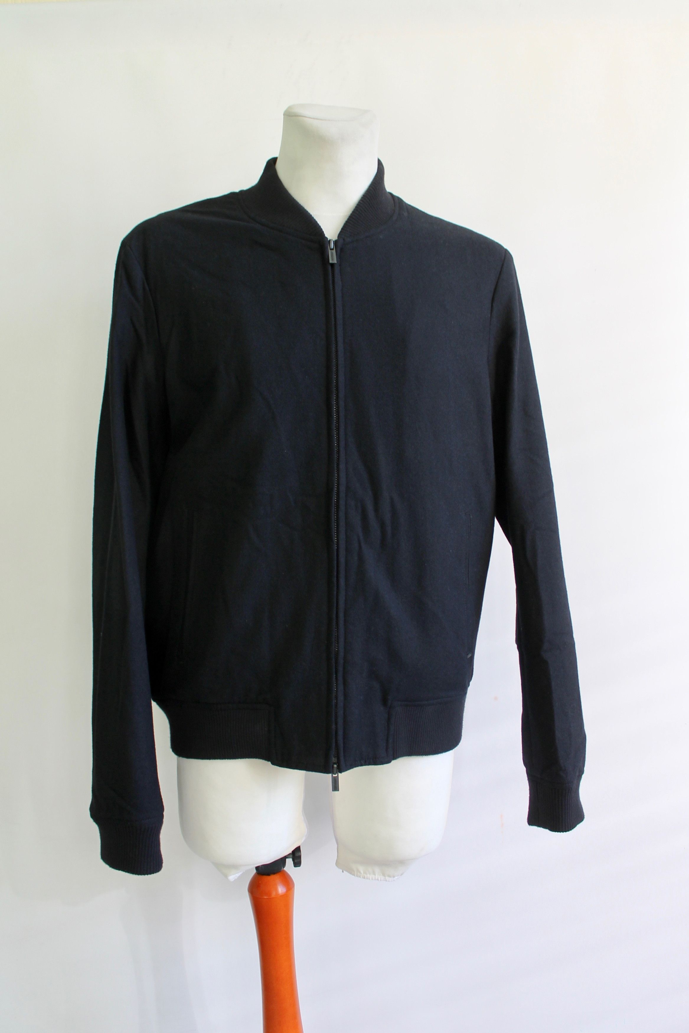 Scotch & Soda Atelier Scotch Wool Blend Dark Blue Bomber sz 52 Size US L / EU 52-54 / 3 - 1 Thumbnail