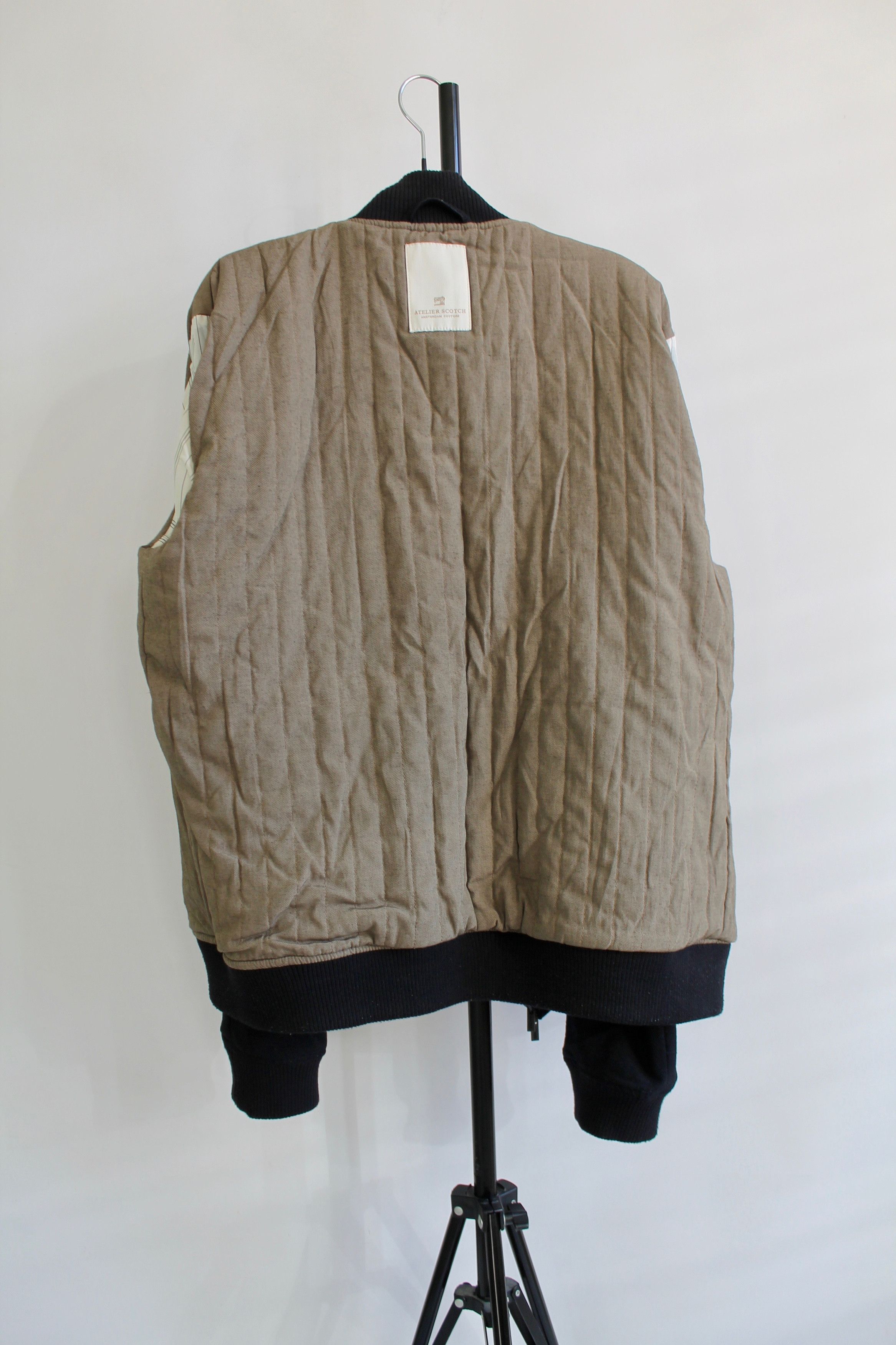 Scotch & Soda Atelier Scotch Wool Blend Dark Blue Bomber sz 52 Size US L / EU 52-54 / 3 - 14 Thumbnail