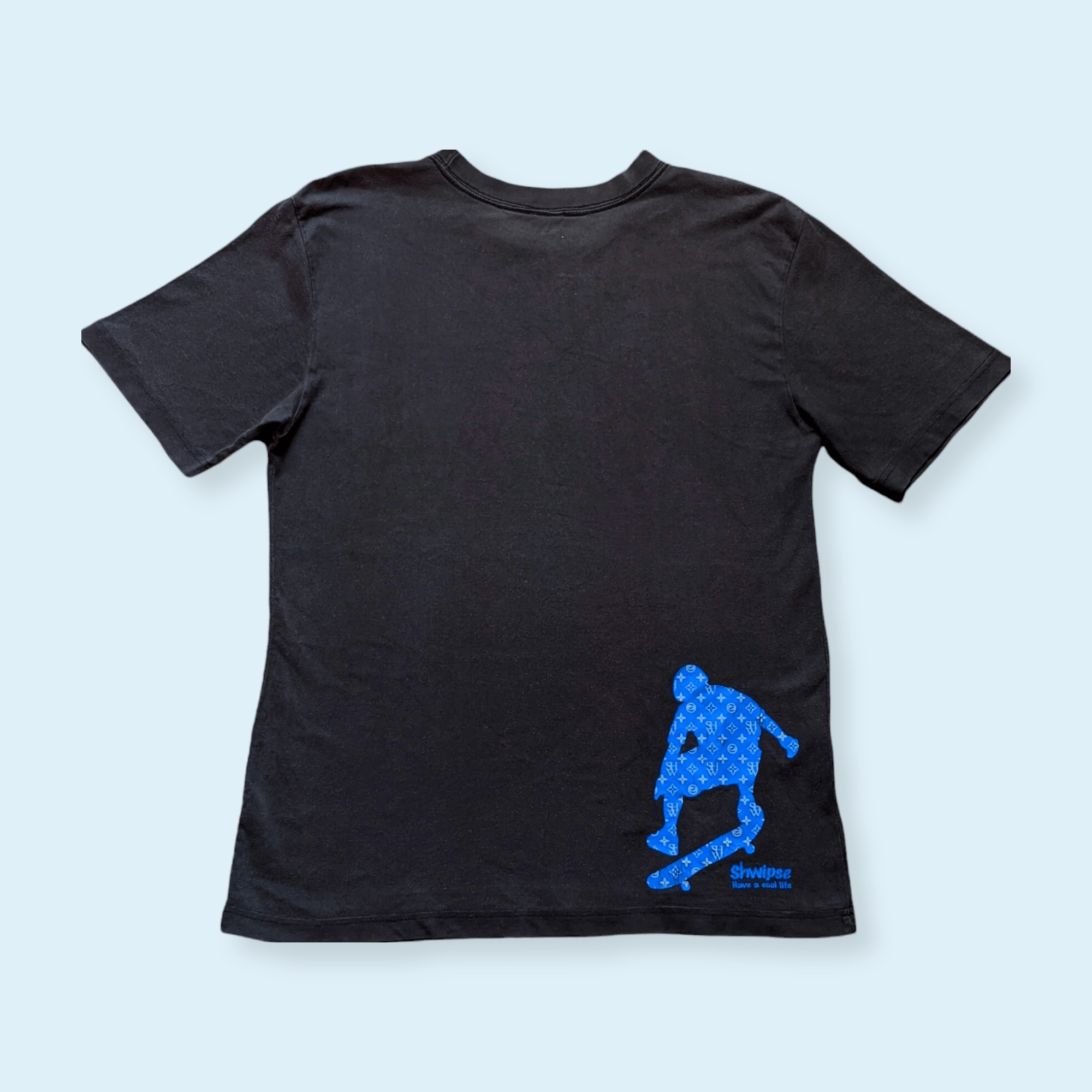 Stussy × Vintage Vintage 90s Japanese Swhipse Skateboard T shirt Size US M / EU 48-50 / 2 - 2 Thumbnail