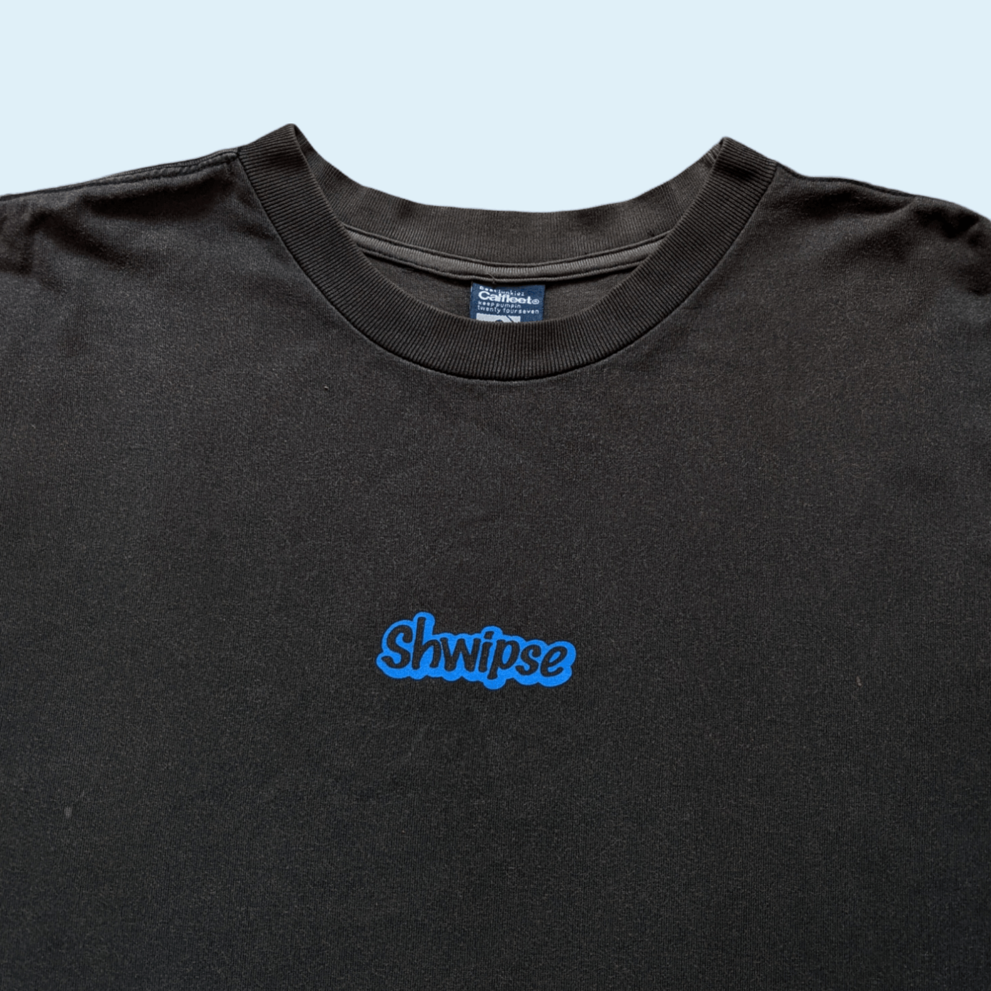 Stussy × Vintage Vintage 90s Japanese Swhipse Skateboard T shirt Size US M / EU 48-50 / 2 - 4 Thumbnail