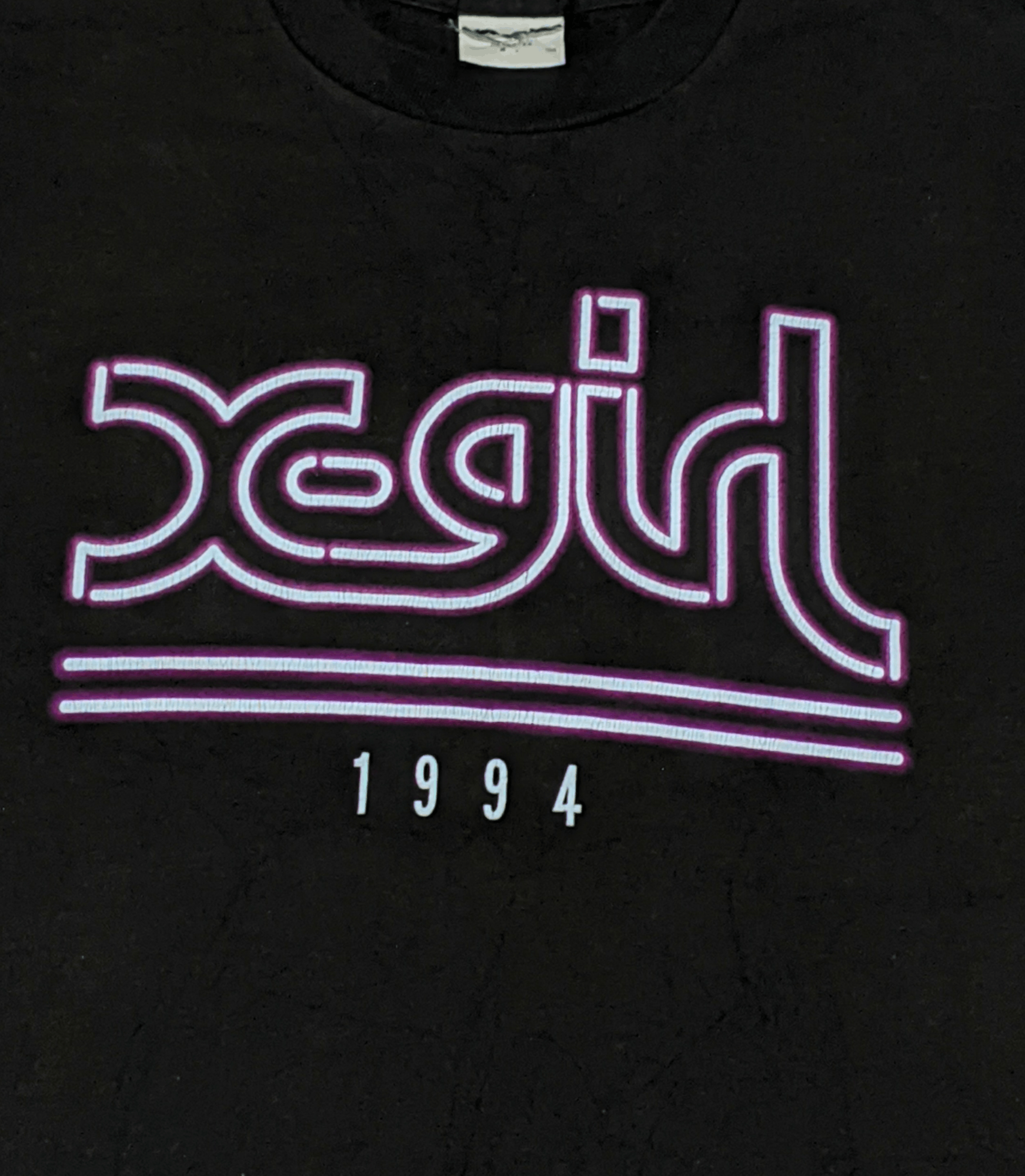Santa Cruz Skateboards × Stussy × Vintage Vintage 90s X Girl Streetwear 1994 Big Logo T shirt Size US S / EU 44-46 / 1 - 2 Thumbnail