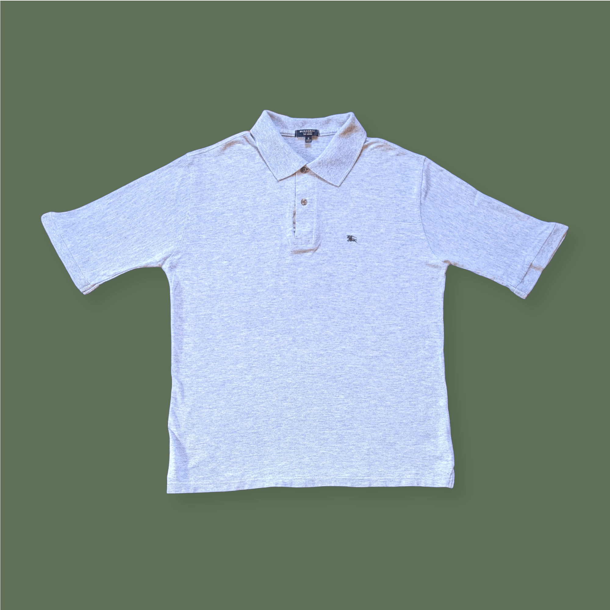 Burberry × Vintage Vintage Burberry Made in England Polo T shirt Size US M / EU 48-50 / 2 - 1 Thumbnail