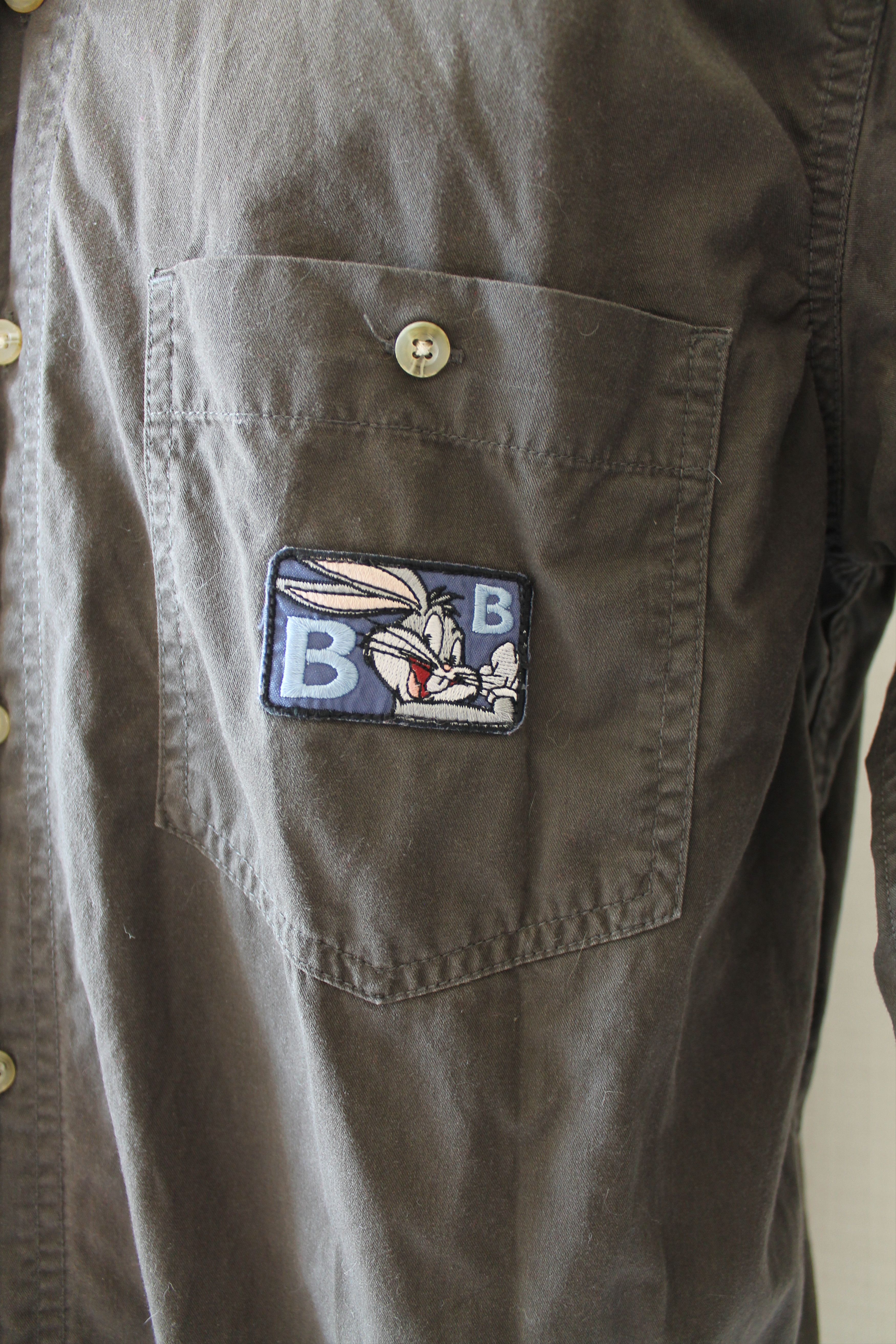 Vintage 1997 Looney Tunes Bugs Bunny Warner Bros Shirt L/S Size US L / EU 52-54 / 3 - 7 Thumbnail