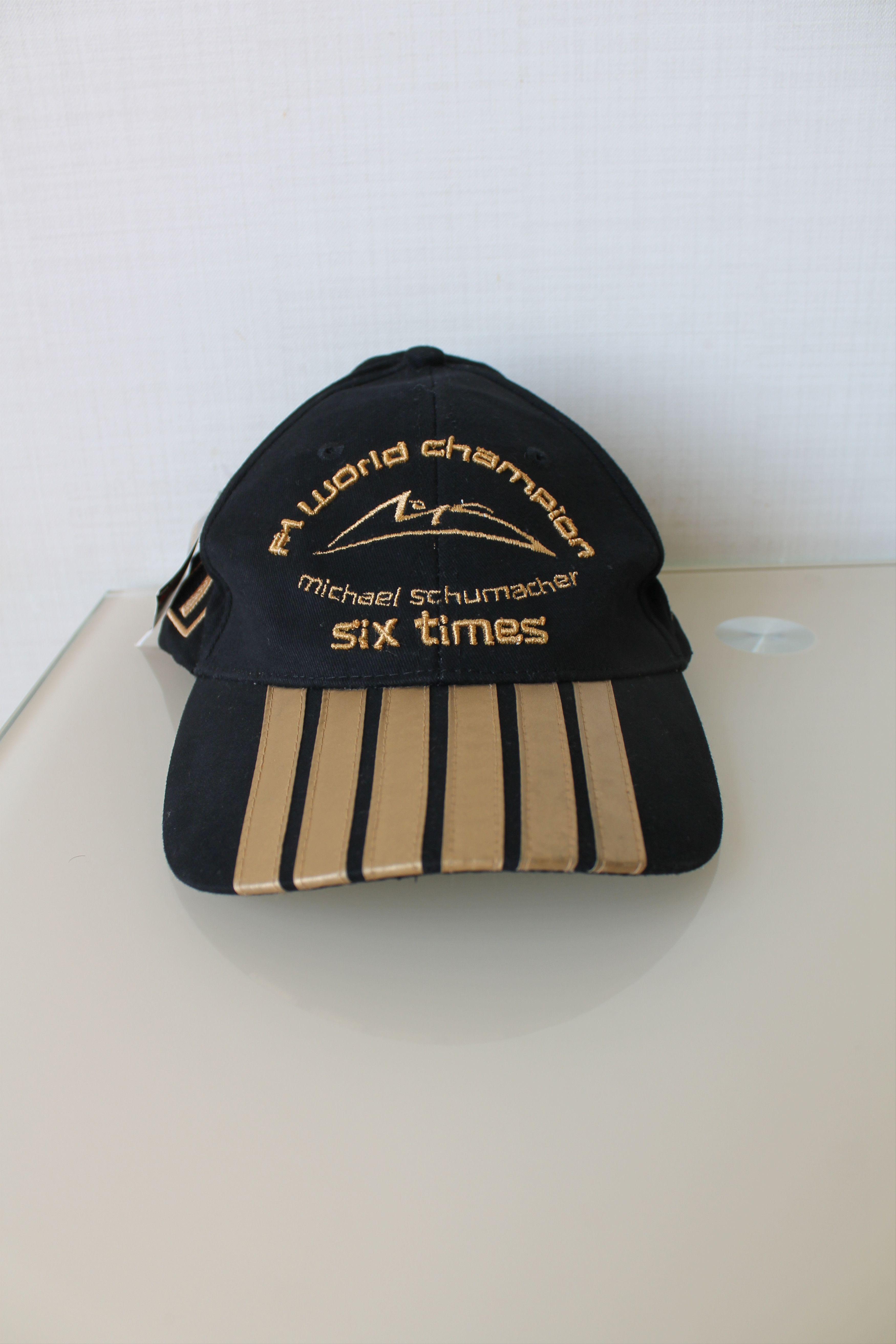 Formula 1 F1 Formula Uno Michael Schumacher Six Times CAP Size ONE SIZE - 2 Thumbnail