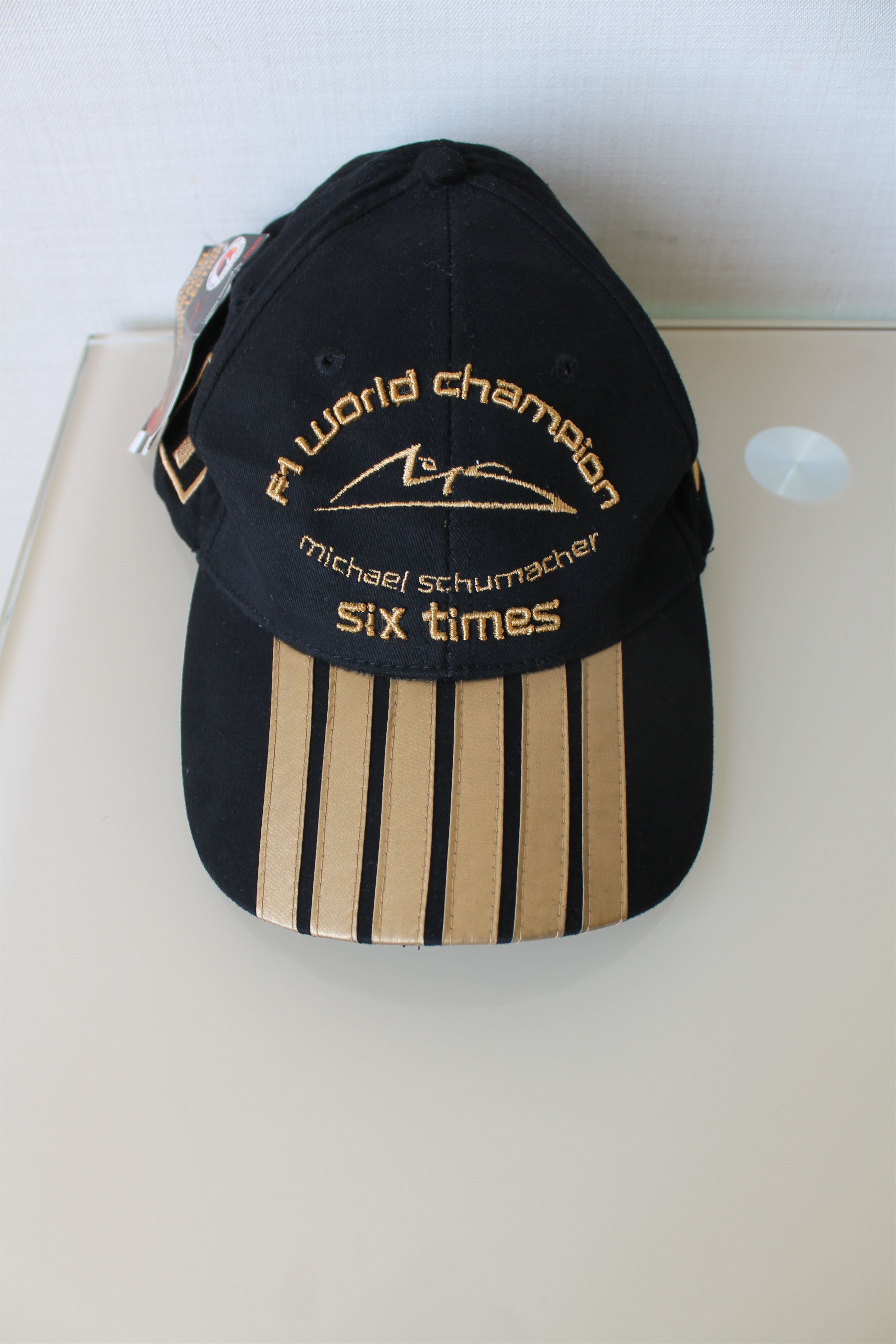 Formula 1 F1 Formula Uno Michael Schumacher Six Times CAP Size ONE SIZE - 1 Thumbnail