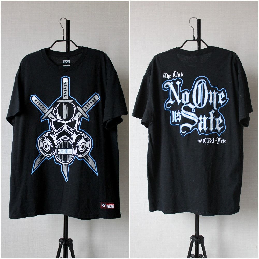 WWE 2014 Wrestling WWE WWF No One Is Safe Graphic Print T shirt Size US L / EU 52-54 / 3 - 1 Thumbnail