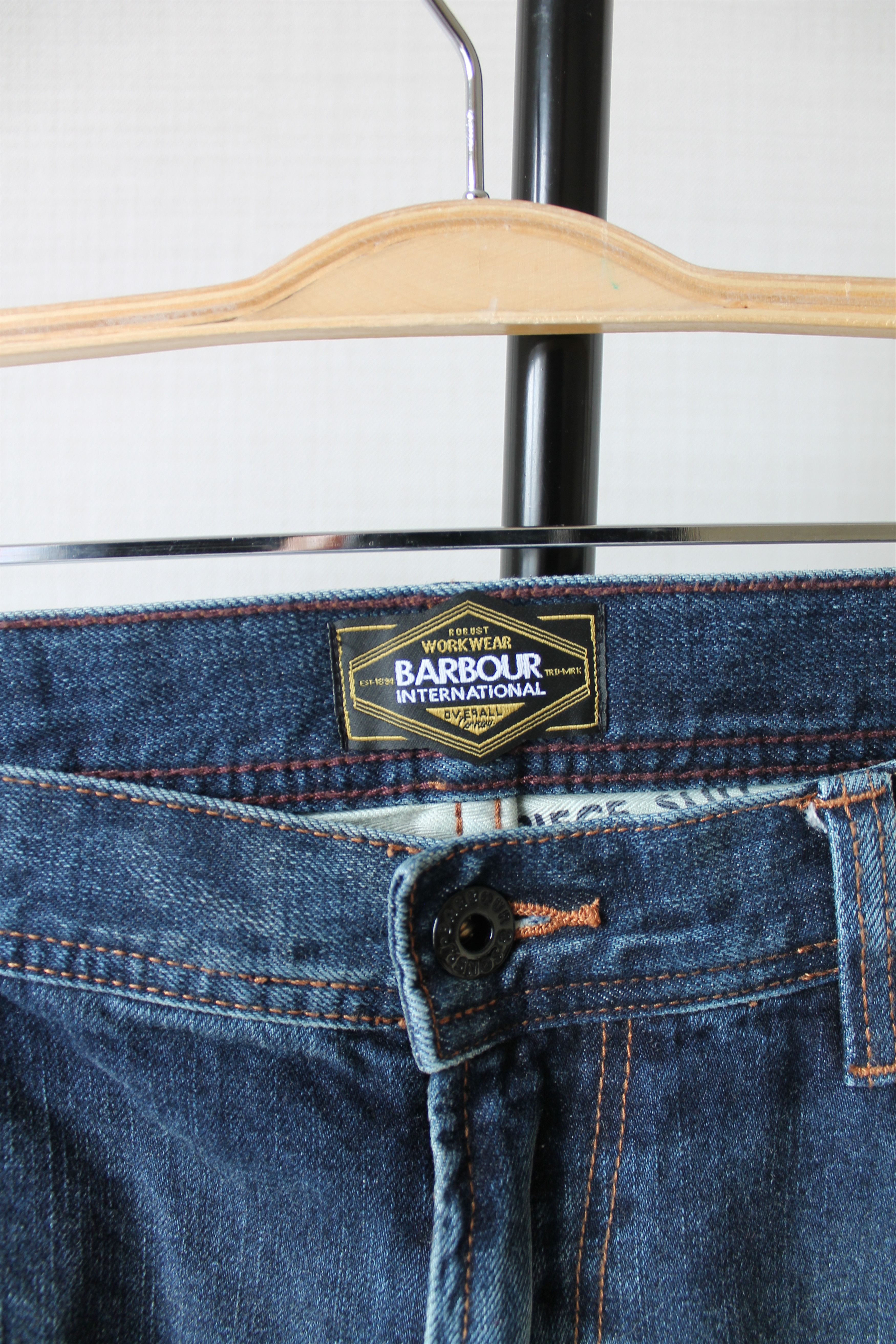 Barbour BARBOUR International W37-38 Long Denim Jeans Pants Size US 37 - 3 Thumbnail