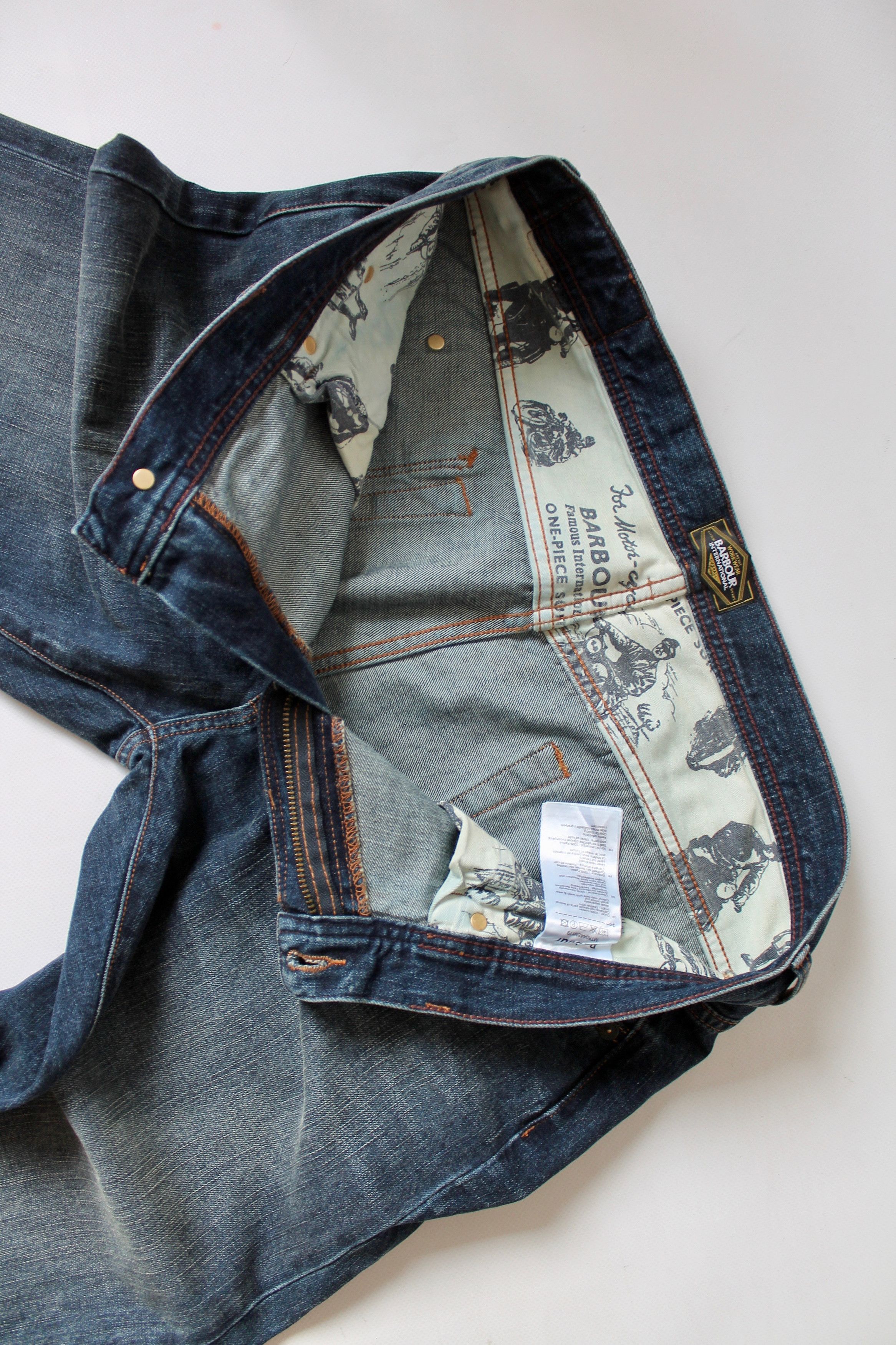 Barbour BARBOUR International W37-38 Long Denim Jeans Pants Size US 37 - 8 Thumbnail
