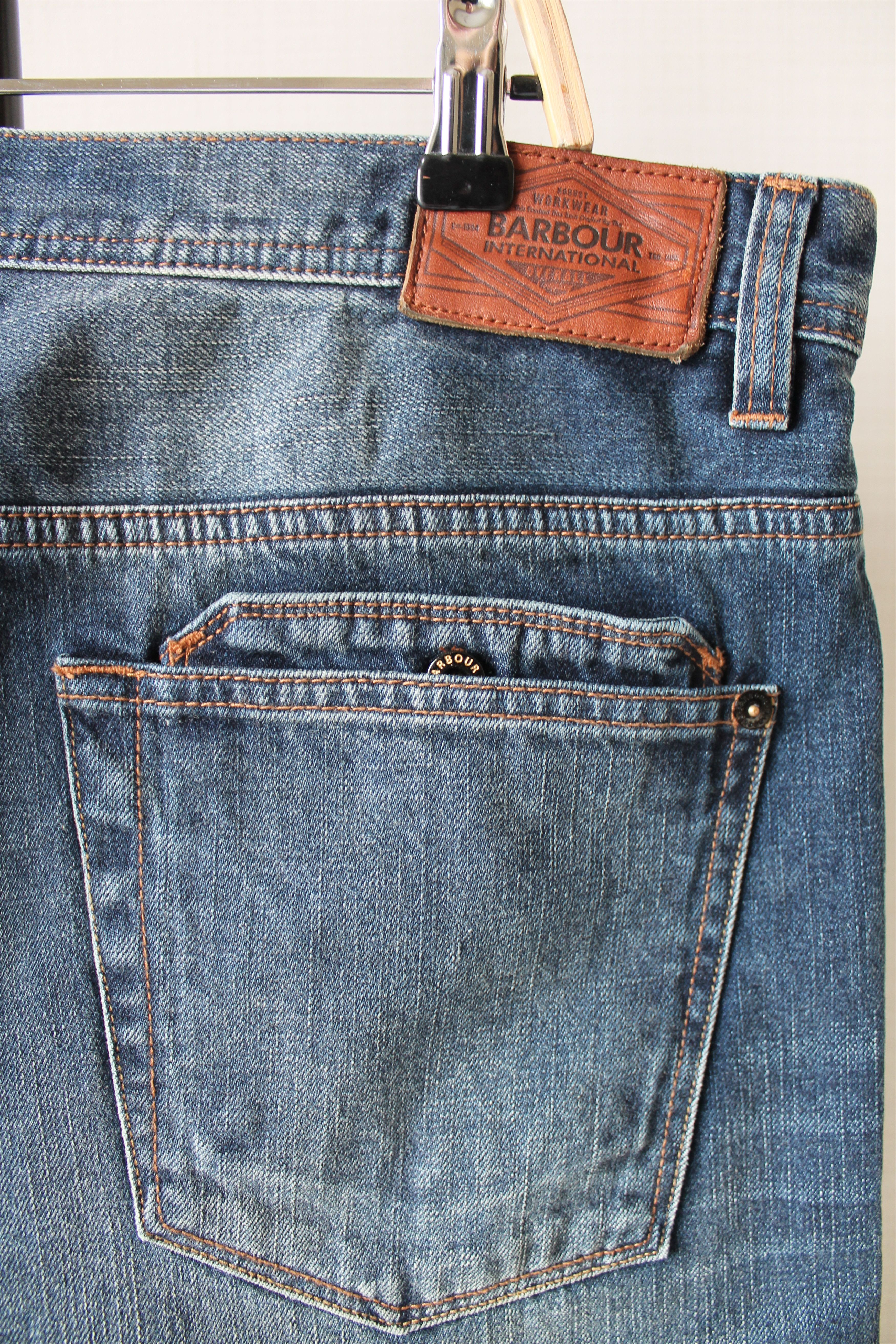 Barbour BARBOUR International W37-38 Long Denim Jeans Pants Size US 37 - 4 Thumbnail