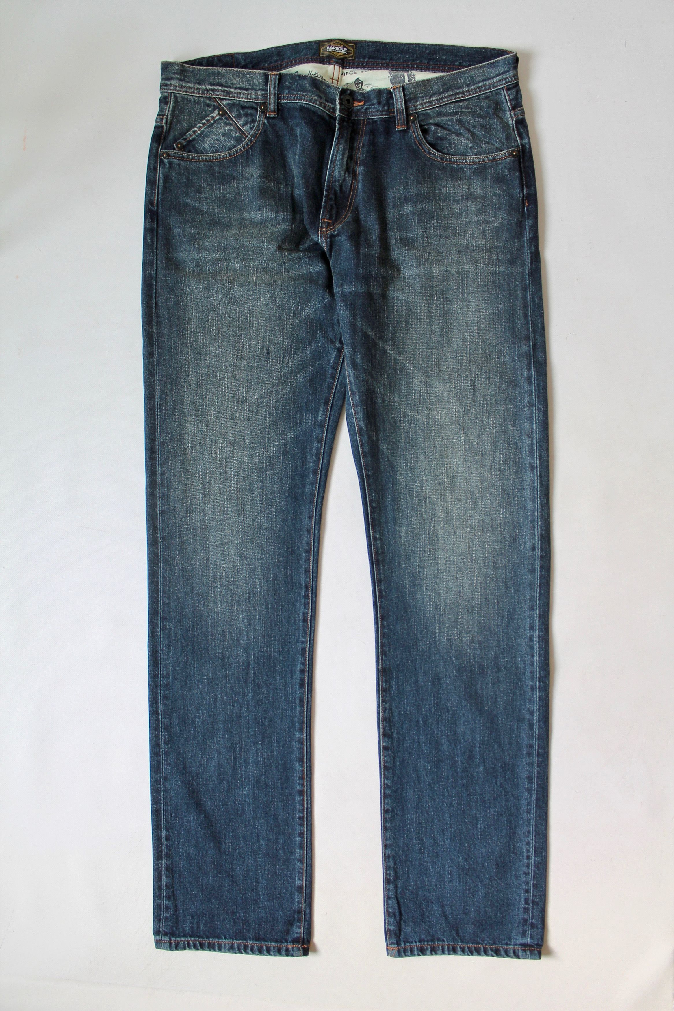 Barbour BARBOUR International W37-38 Long Denim Jeans Pants Size US 37 - 6 Thumbnail