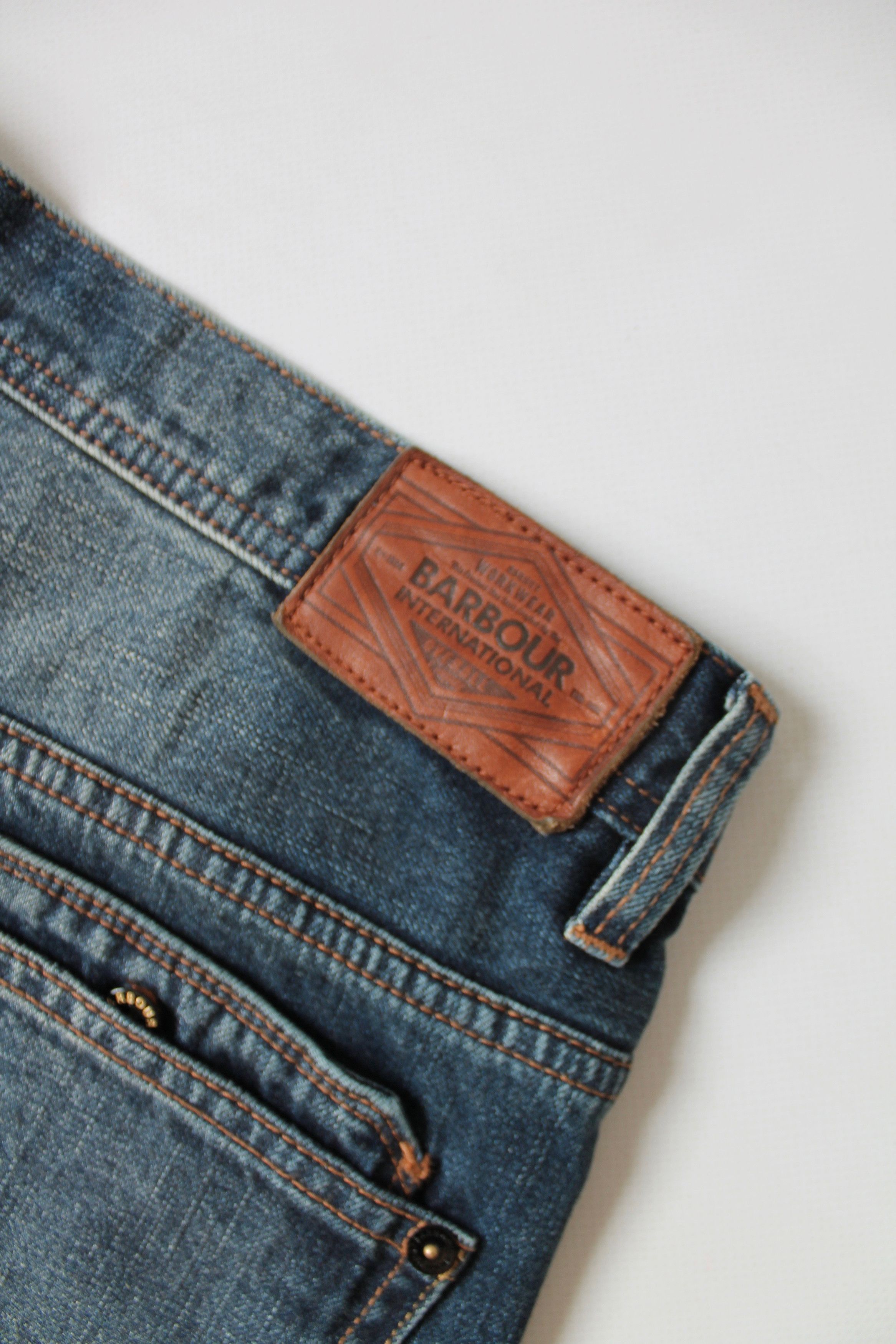 Barbour BARBOUR International W37-38 Long Denim Jeans Pants Size US 37 - 12 Thumbnail