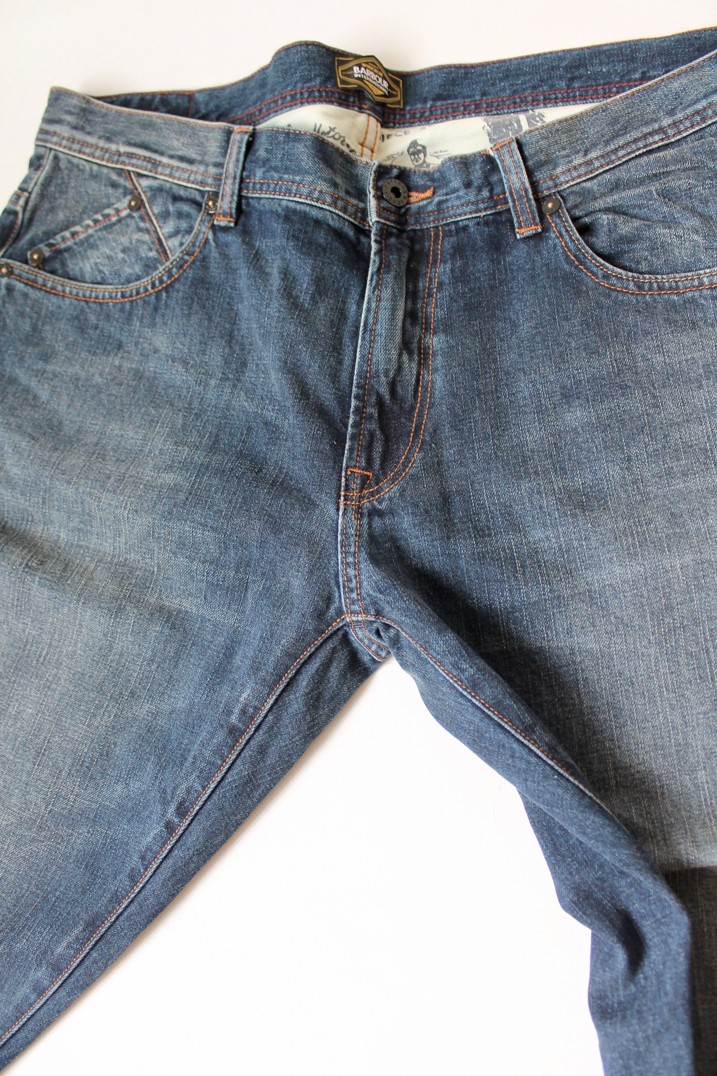 Barbour BARBOUR International W37-38 Long Denim Jeans Pants Size US 37 - 7 Thumbnail
