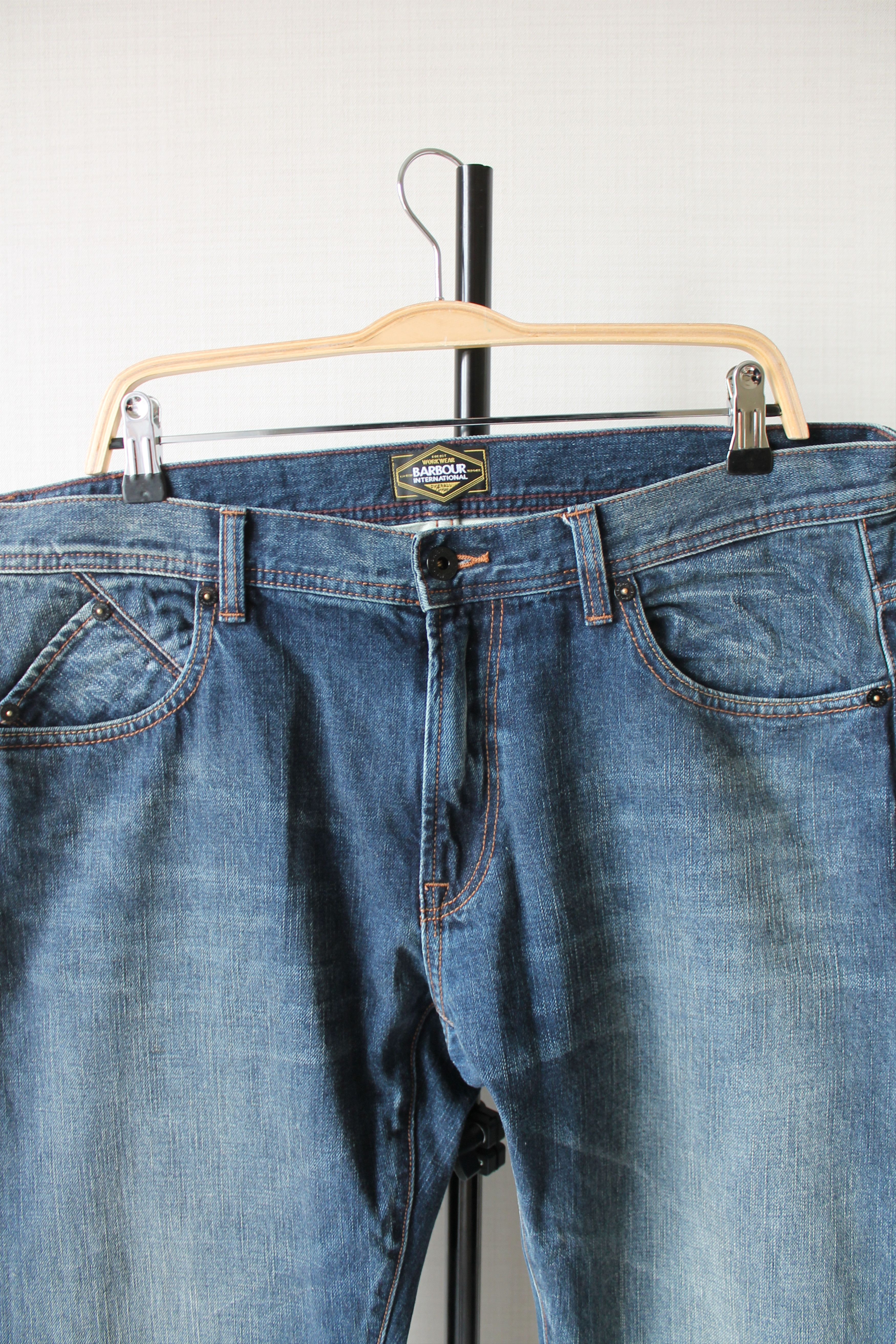 Barbour BARBOUR International W37-38 Long Denim Jeans Pants Size US 37 - 2 Thumbnail