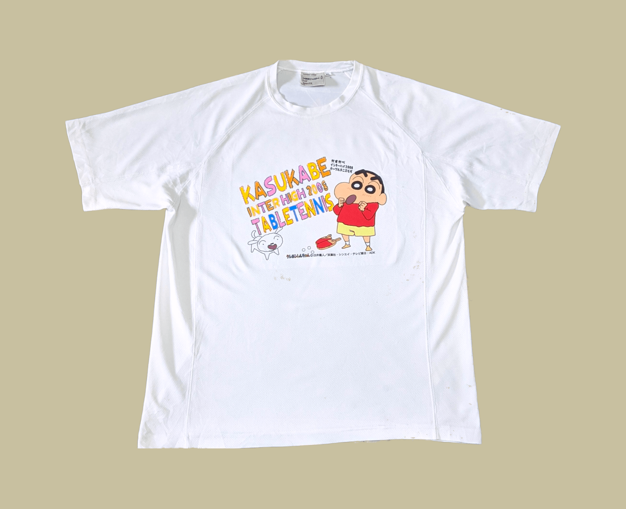 Anime × Japanese Brand × Vintage Vintage Y2K Crayon Shin Chan Anime Jersey T shirt Size US XL / EU 56 / 4 - 2 Thumbnail