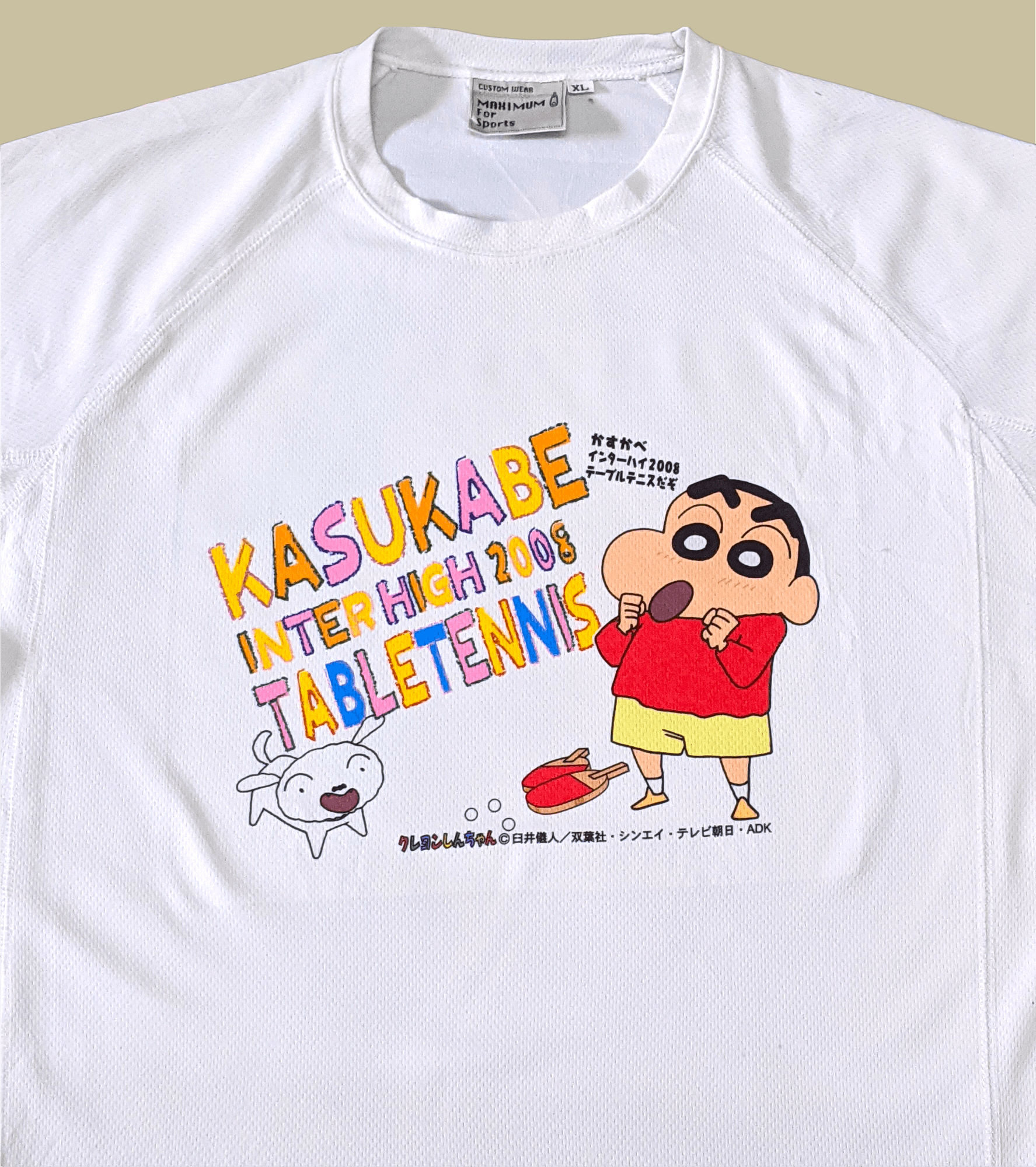 Anime × Japanese Brand × Vintage Vintage Y2K Crayon Shin Chan Anime Jersey T shirt Size US XL / EU 56 / 4 - 1 Thumbnail