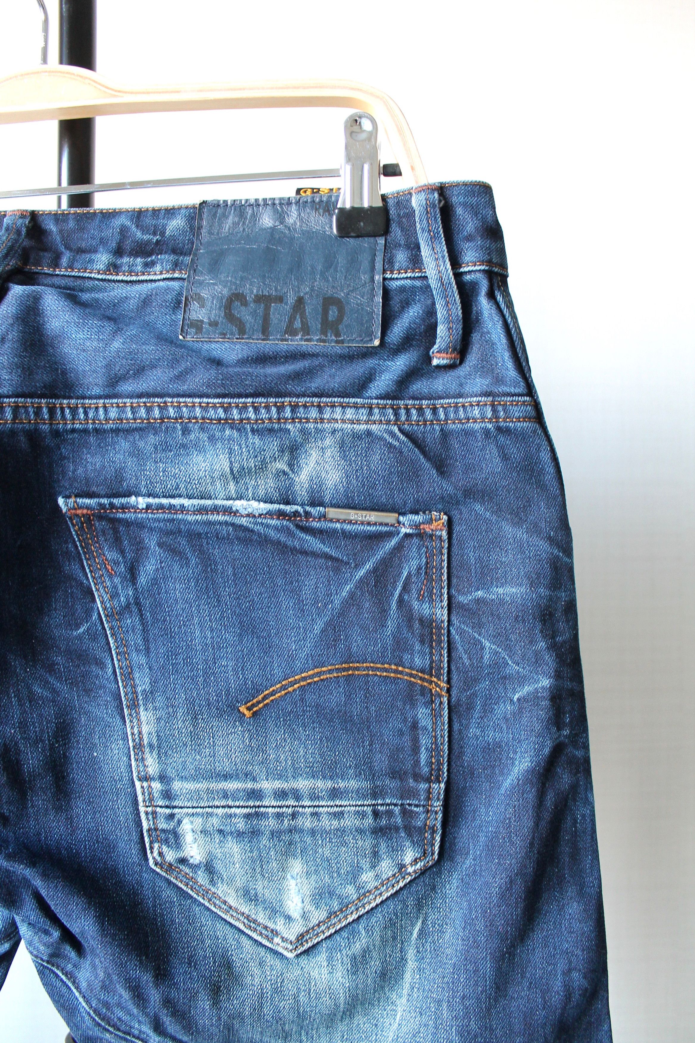 G-Star G- star Raw Arc 3D Slim Faded blue Denim Pants Size US 33 - 10 Thumbnail