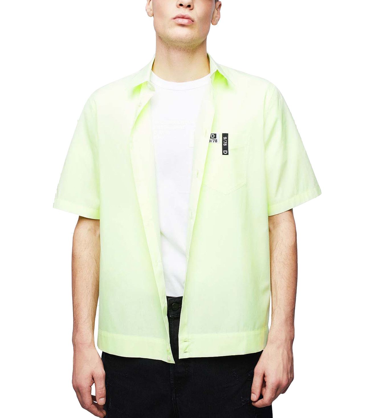 Diesel DIESEL S - Fry - Fluo Shirt Short Sleeve Size US S / EU 44-46 / 1 - 1 Thumbnail
