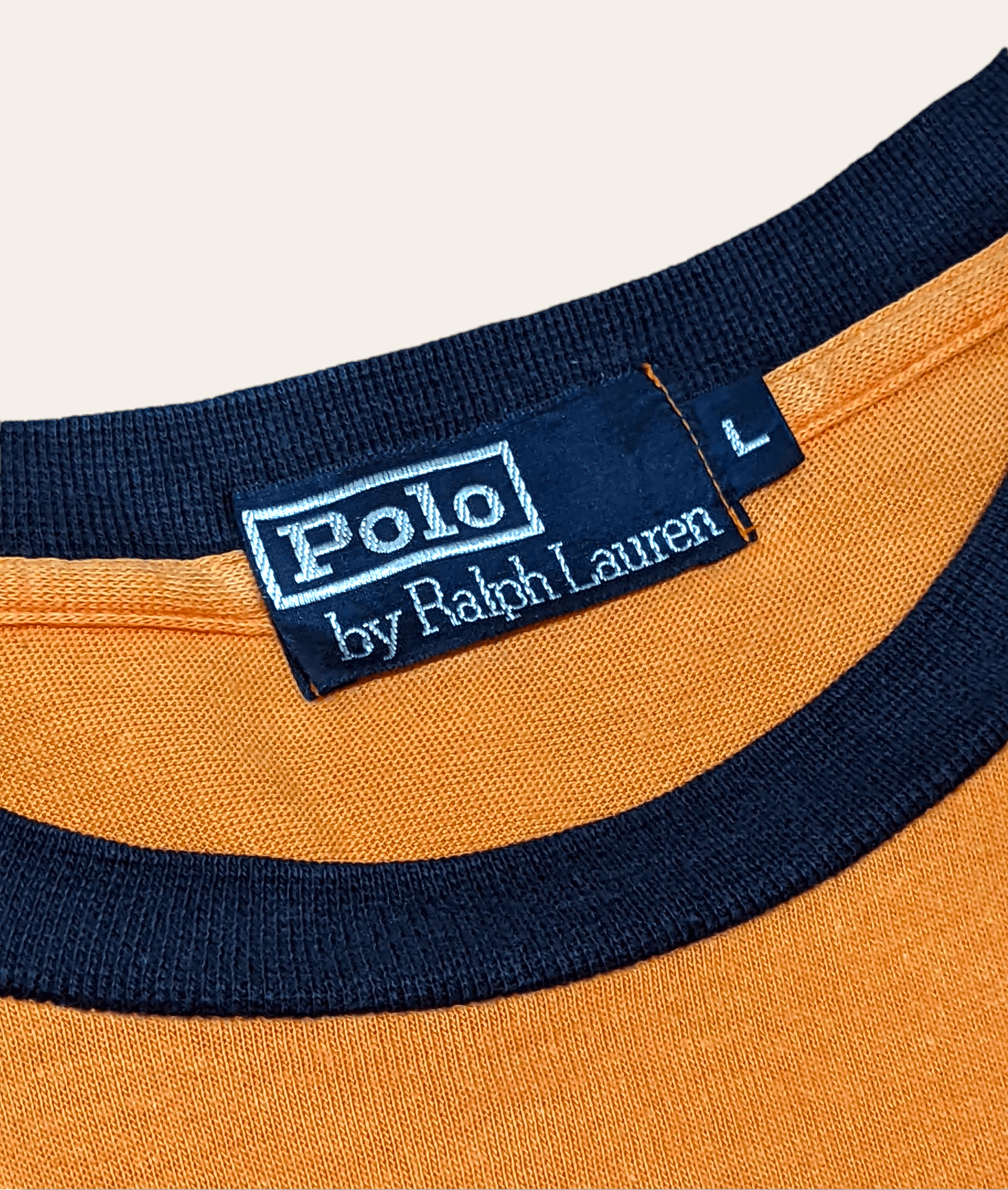 Polo Ralph Lauren × Ralph Lauren × Vintage Vintage 90s Polo Ralph Lauren 67 Spellout T shirt Size US L / EU 52-54 / 3 - 6 Thumbnail